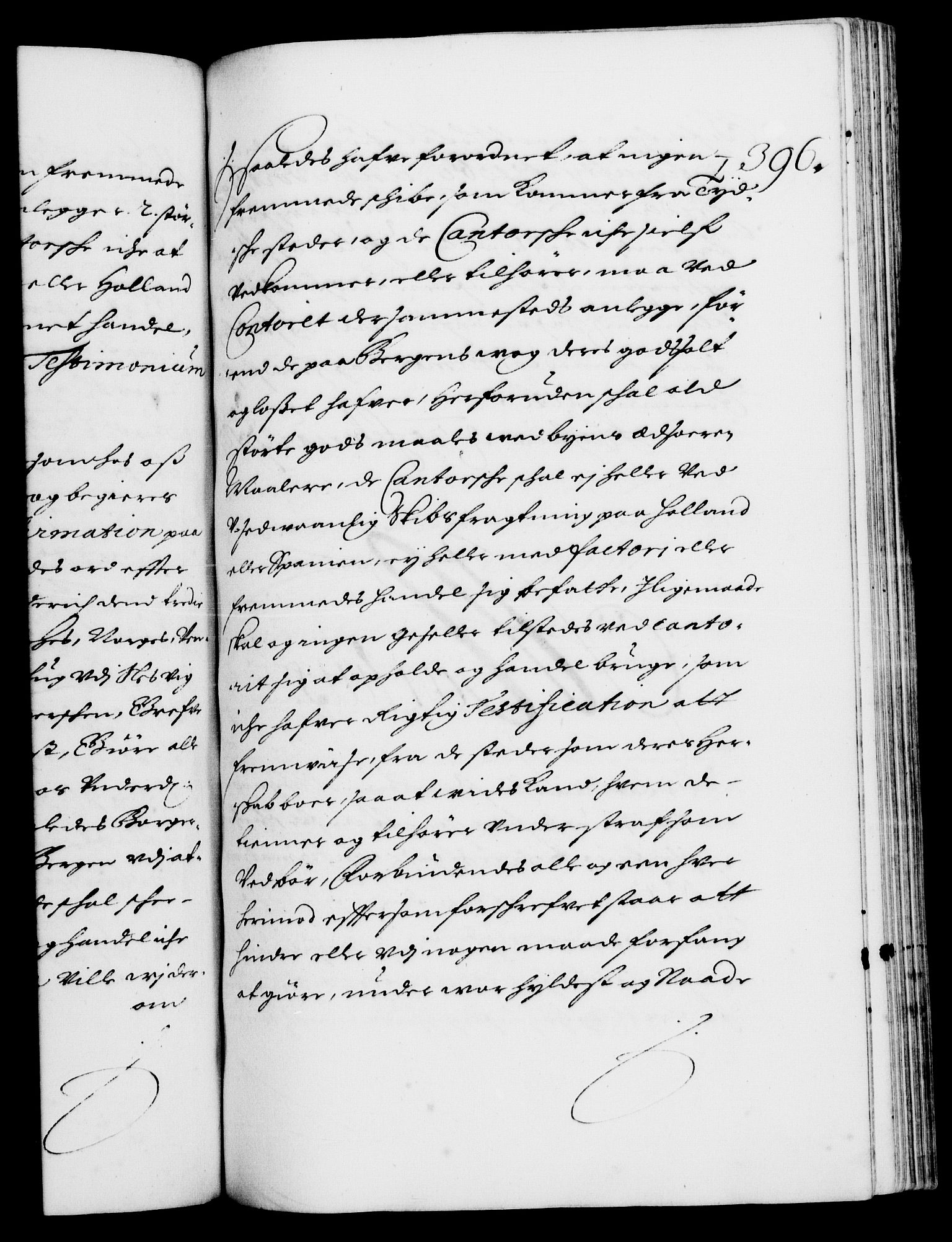 Danske Kanselli 1572-1799, RA/EA-3023/F/Fc/Fca/Fcaa/L0011: Norske registre (mikrofilm), 1670-1673, p. 396a