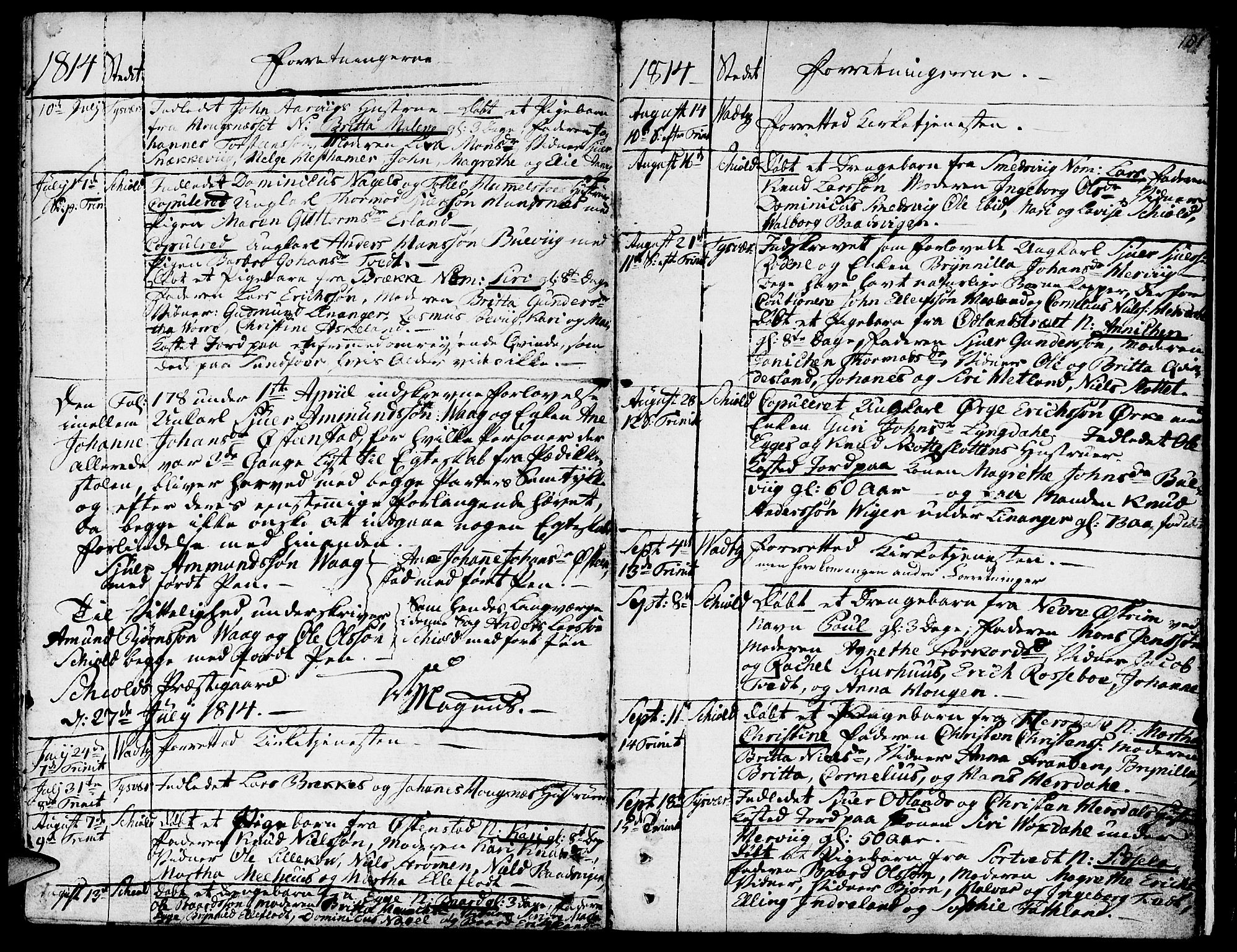 Skjold sokneprestkontor, AV/SAST-A-101847/H/Ha/Haa/L0002: Parish register (official) no. A 2, 1786-1815, p. 181