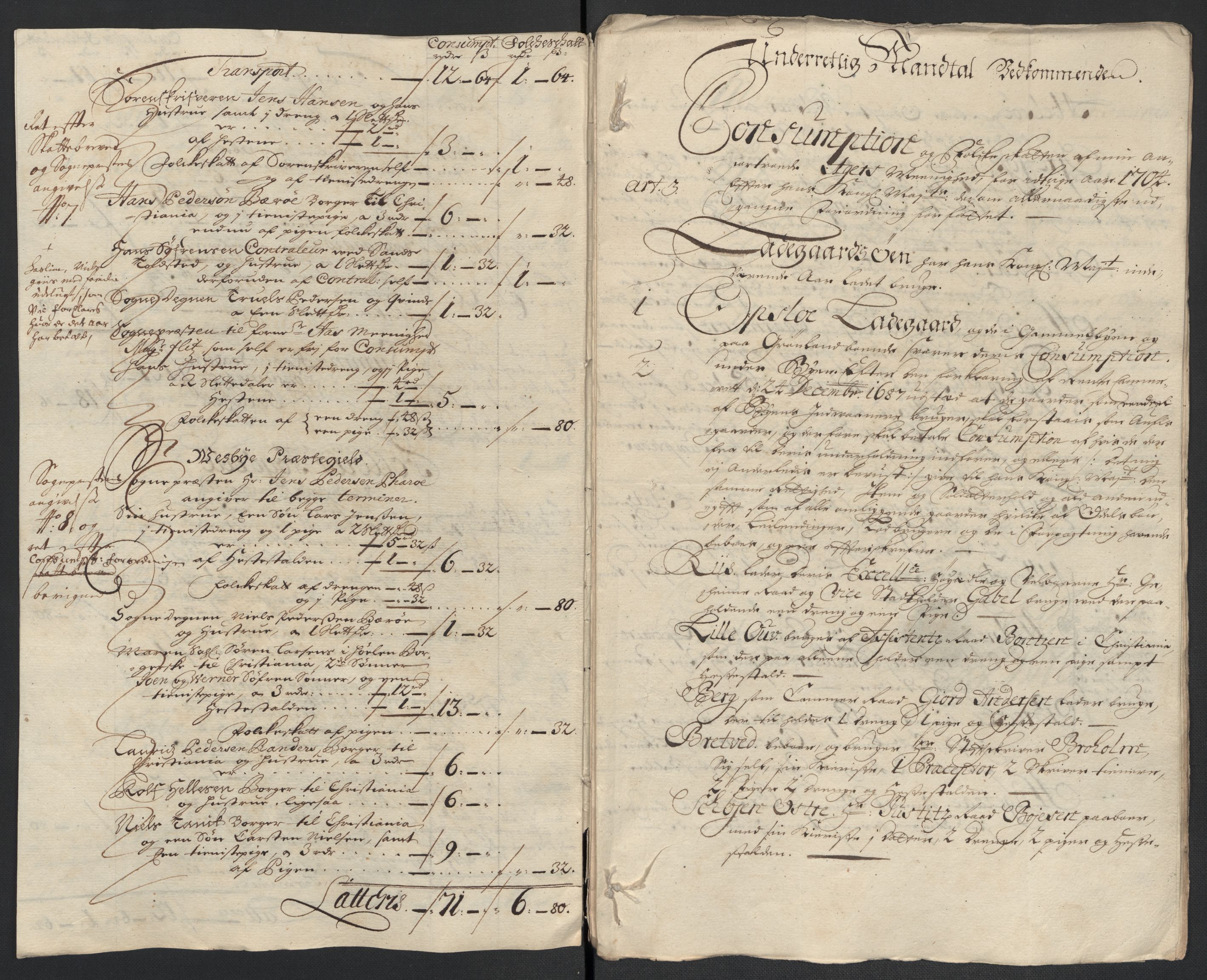 Rentekammeret inntil 1814, Reviderte regnskaper, Fogderegnskap, RA/EA-4092/R10/L0445: Fogderegnskap Aker og Follo, 1703-1704, p. 367