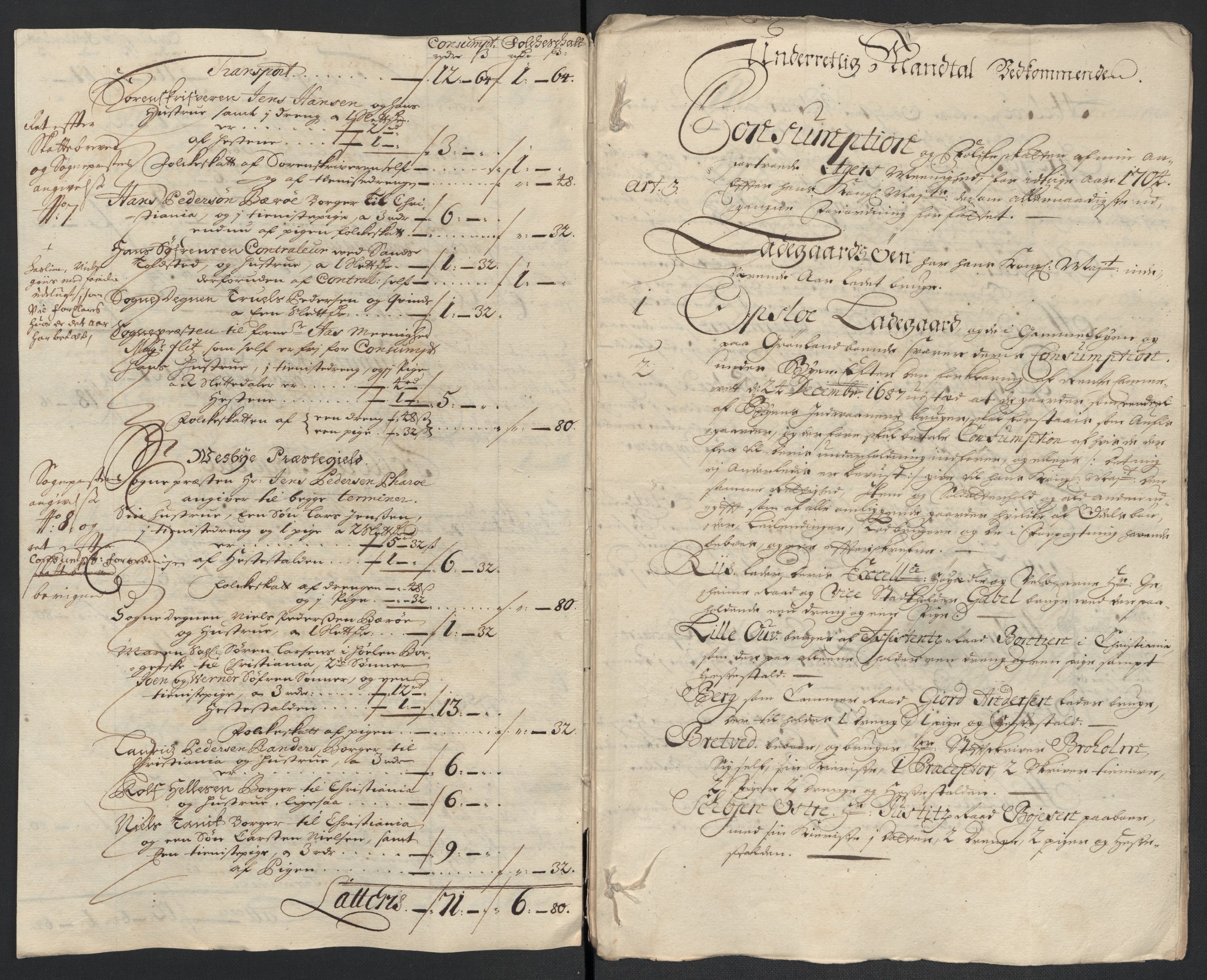 Rentekammeret inntil 1814, Reviderte regnskaper, Fogderegnskap, AV/RA-EA-4092/R10/L0445: Fogderegnskap Aker og Follo, 1703-1704, p. 367
