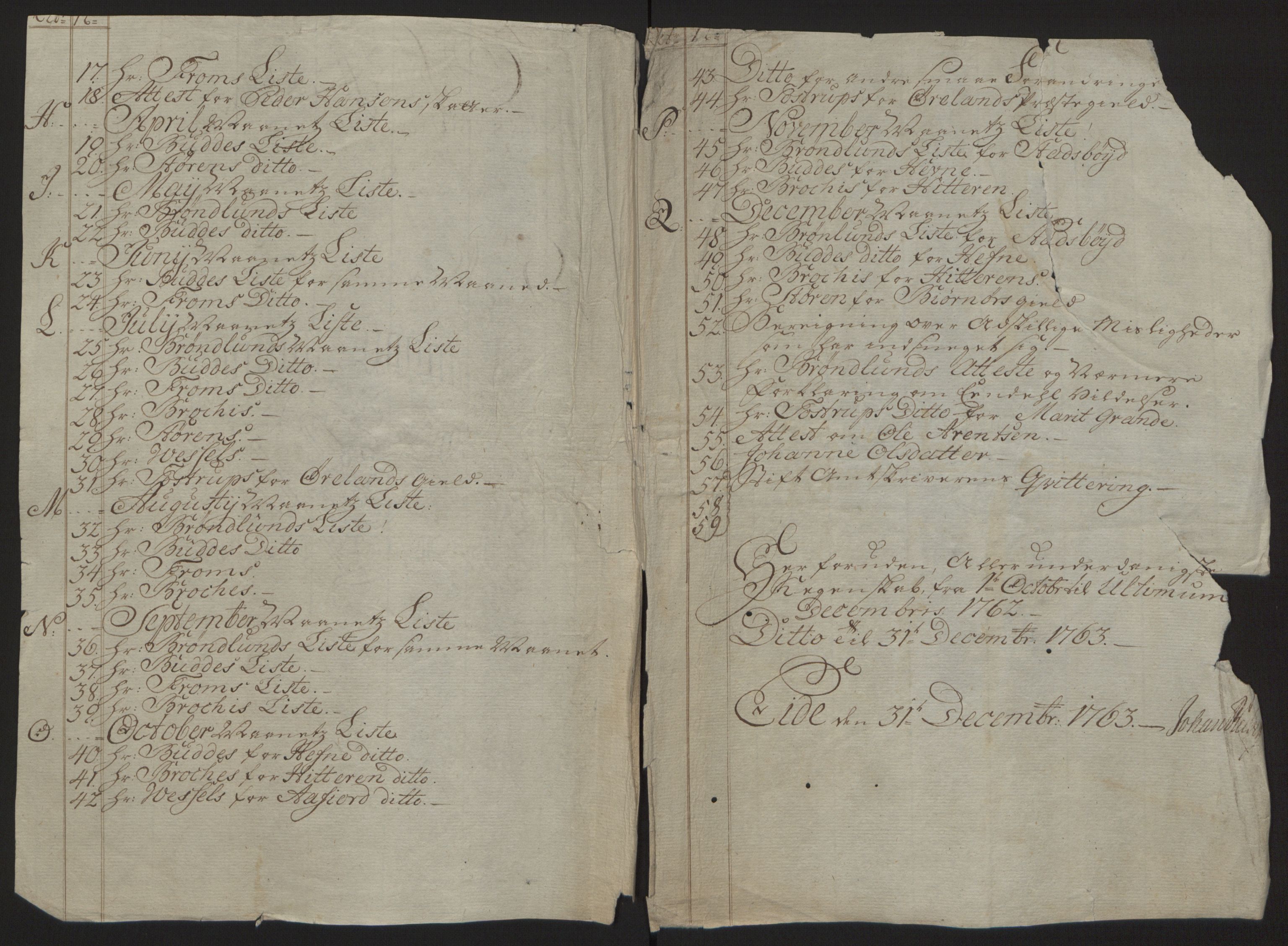 Rentekammeret inntil 1814, Reviderte regnskaper, Fogderegnskap, AV/RA-EA-4092/R57/L3930: Ekstraskatten Fosen, 1762-1763, p. 15