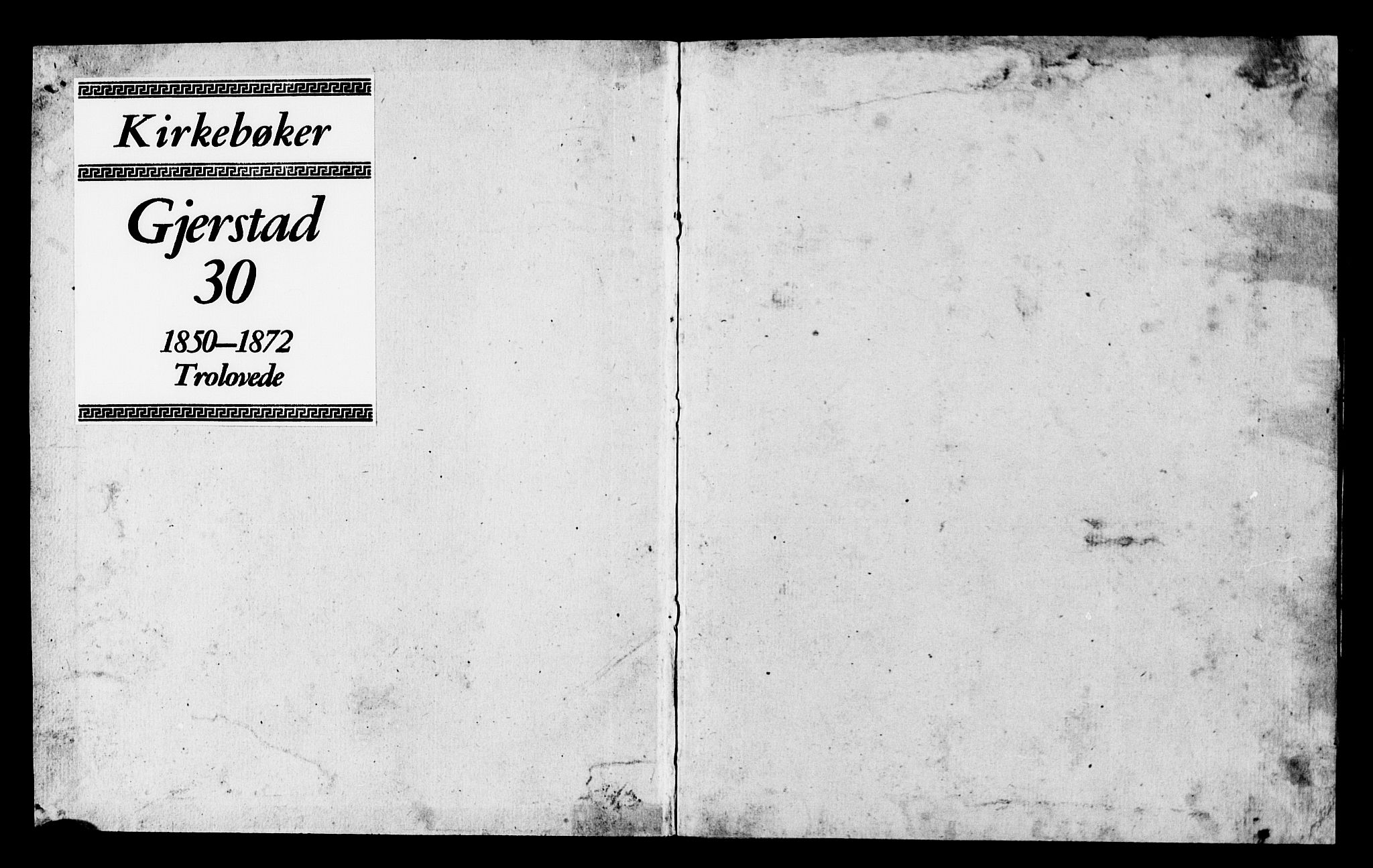 Gjerstad sokneprestkontor, AV/SAK-1111-0014/J/Jd/L0009: Best man's statements no. A VI 43, 1850-1872