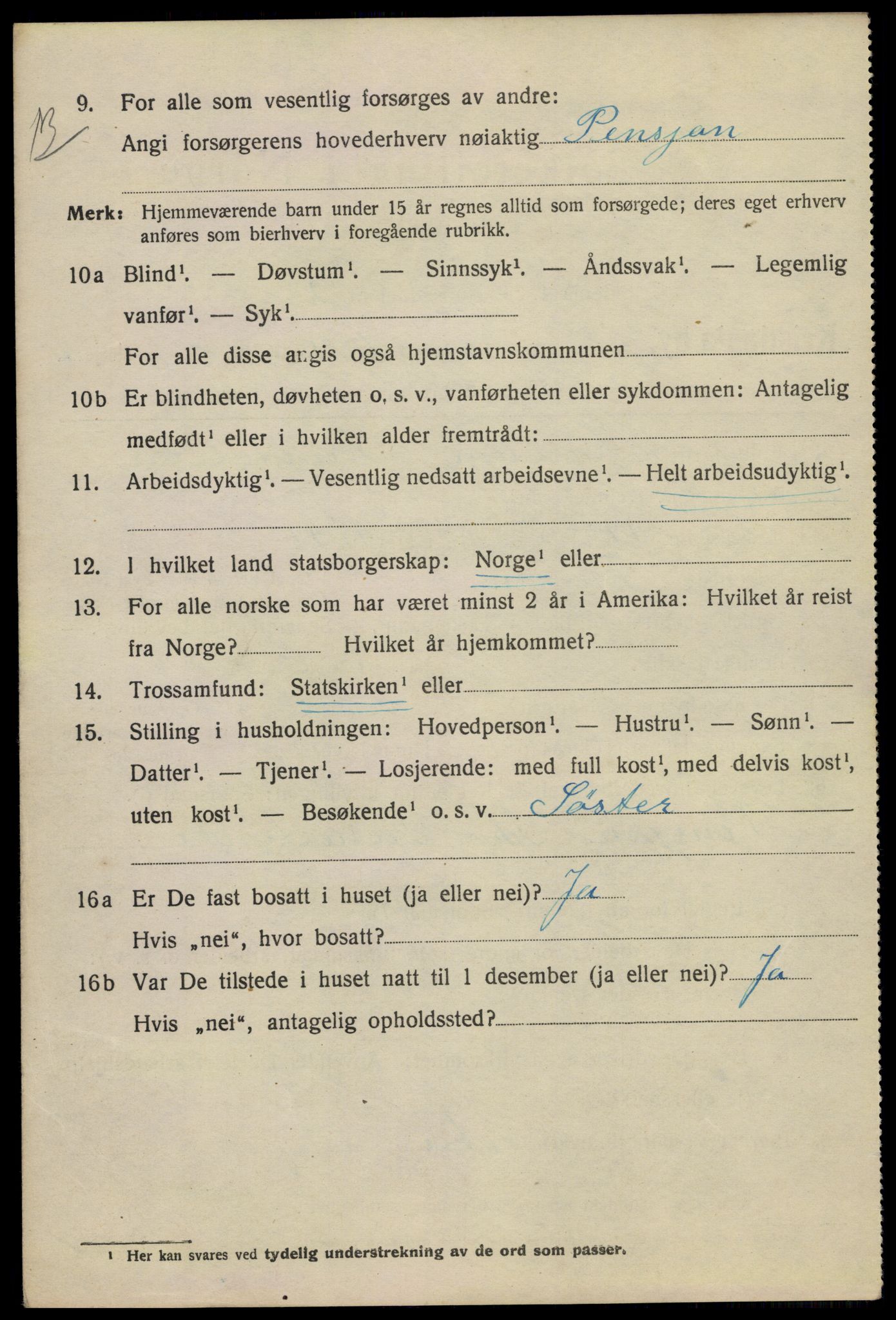 SAO, 1920 census for Kristiania, 1920, p. 463866