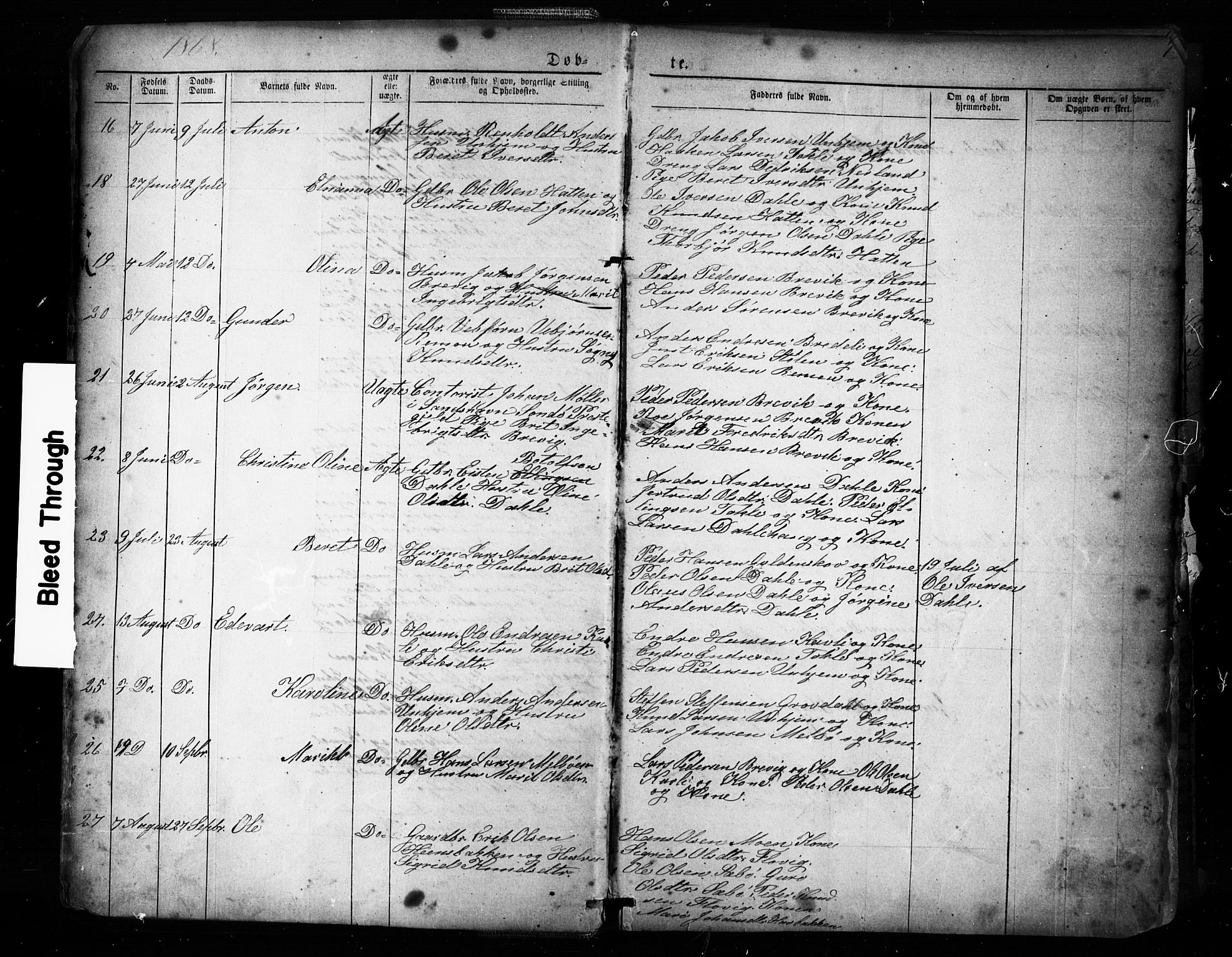 Ministerialprotokoller, klokkerbøker og fødselsregistre - Møre og Romsdal, AV/SAT-A-1454/545/L0588: Parish register (copy) no. 545C02, 1867-1902, p. 7