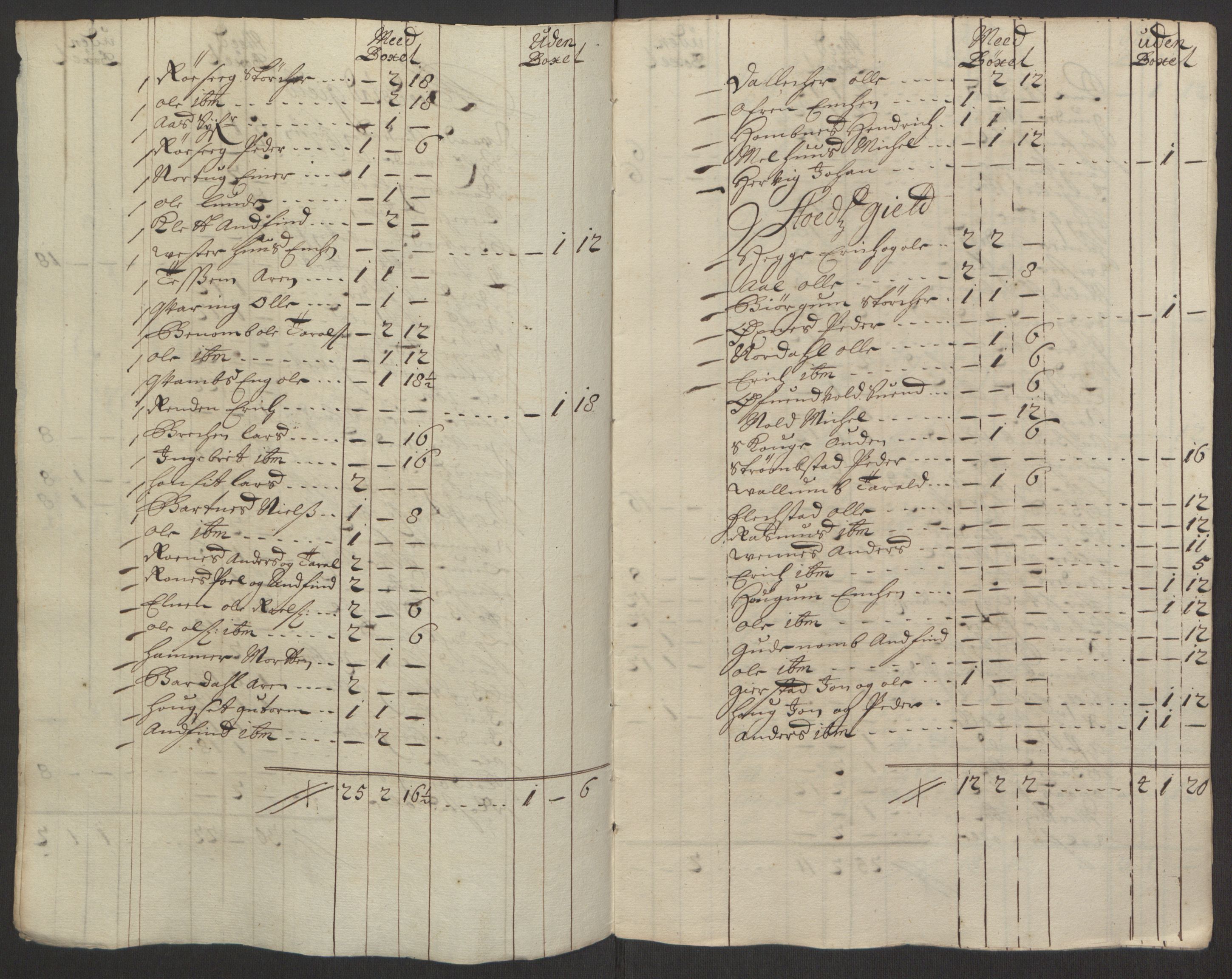 Rentekammeret inntil 1814, Reviderte regnskaper, Fogderegnskap, AV/RA-EA-4092/R63/L4308: Fogderegnskap Inderøy, 1692-1694, p. 471