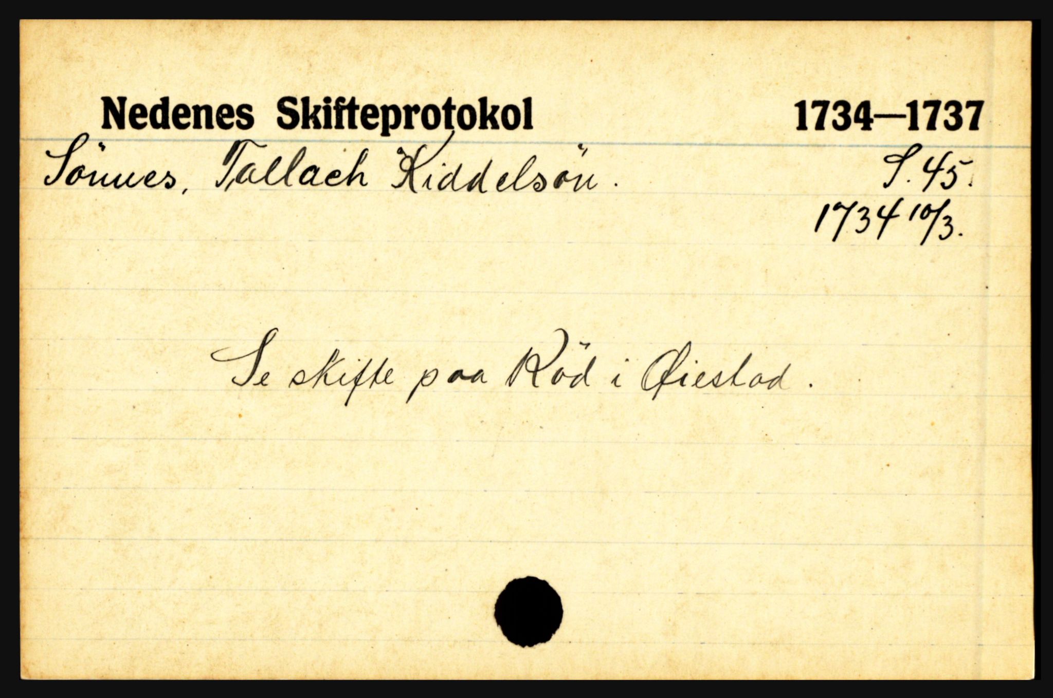 Nedenes sorenskriveri før 1824, AV/SAK-1221-0007/H, p. 29799