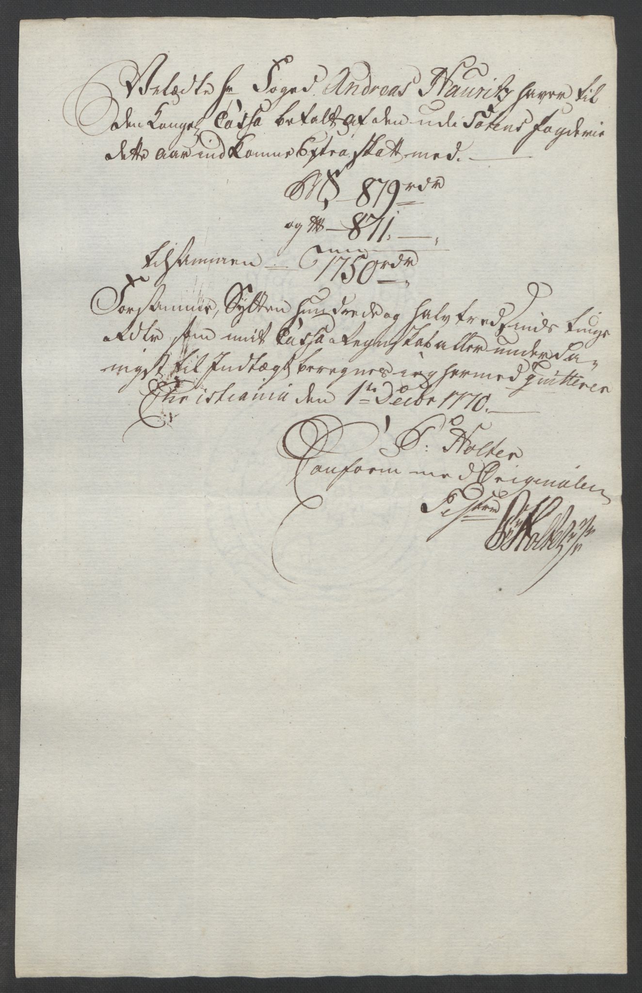 Rentekammeret inntil 1814, Reviderte regnskaper, Fogderegnskap, AV/RA-EA-4092/R19/L1399: Fogderegnskap Toten, Hadeland og Vardal, 1762-1783, p. 175