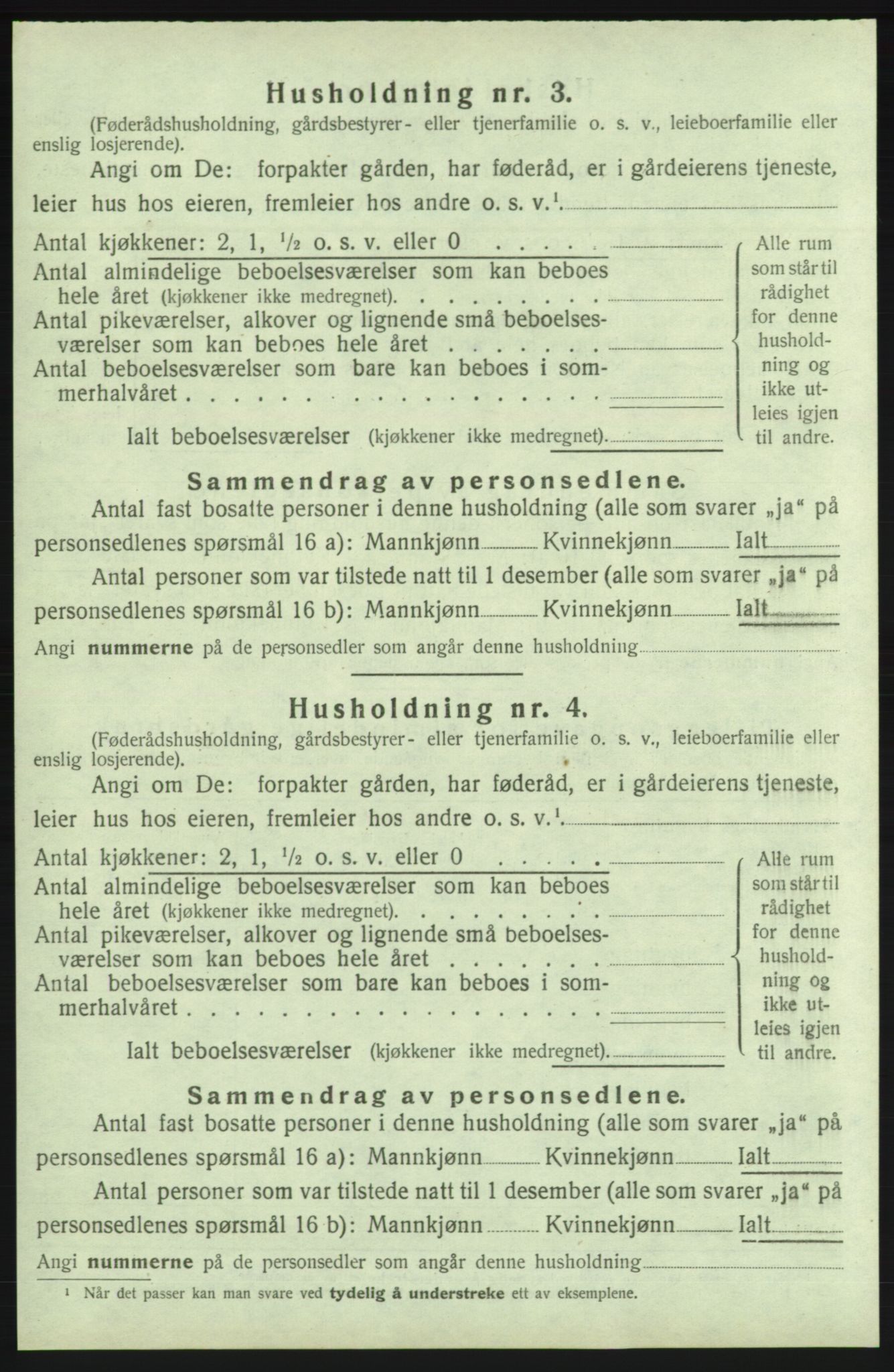 SAB, 1920 census for Kvinnherad, 1920, p. 2838