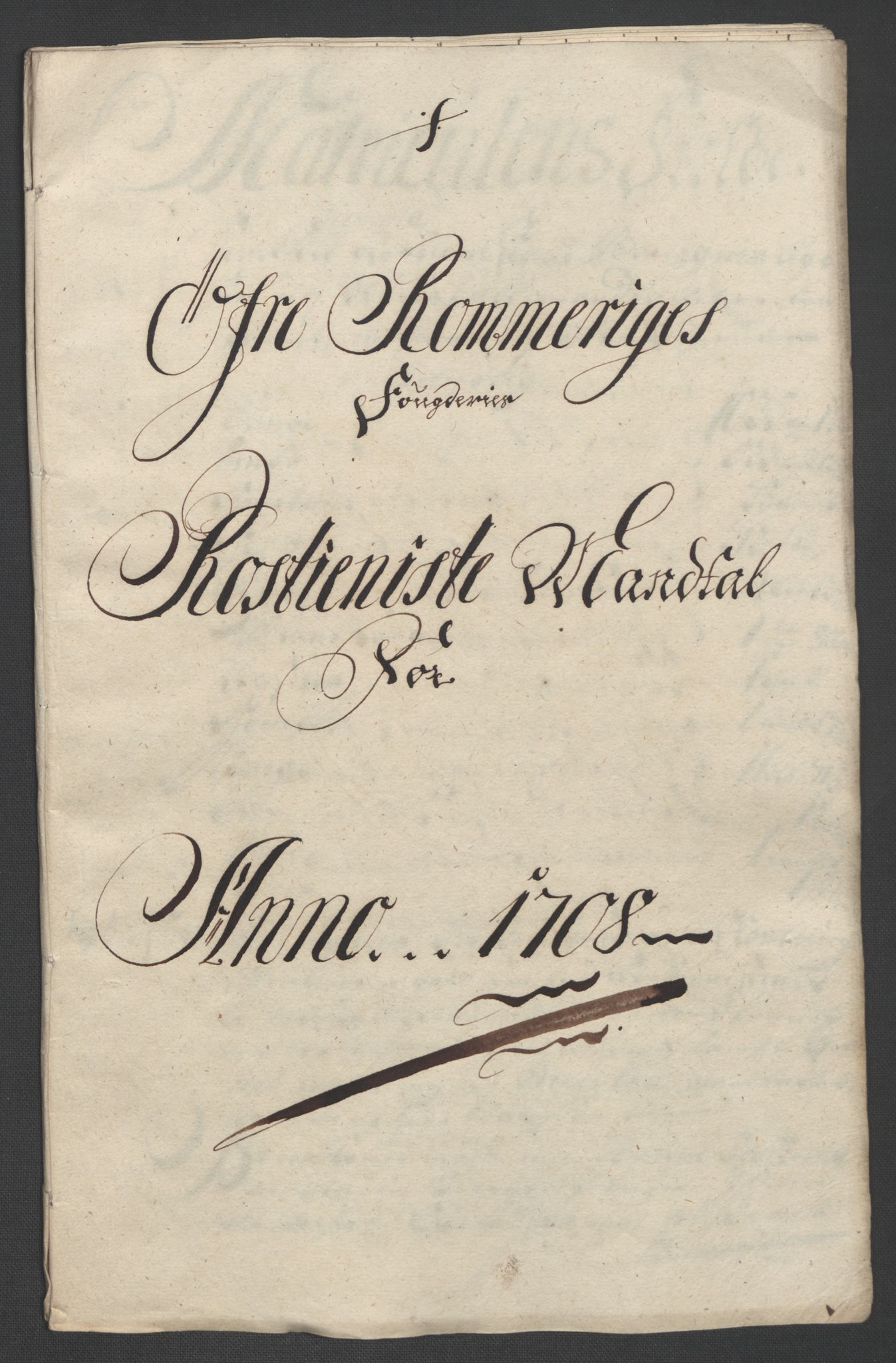 Rentekammeret inntil 1814, Reviderte regnskaper, Fogderegnskap, RA/EA-4092/R12/L0719: Fogderegnskap Øvre Romerike, 1708-1709, p. 141