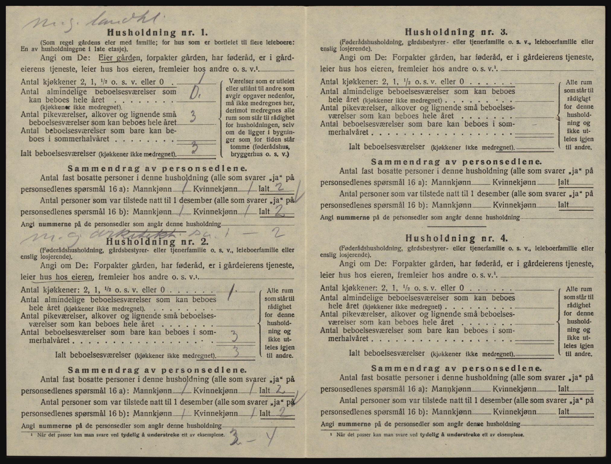 SAO, 1920 census for Glemmen, 1920, p. 1634