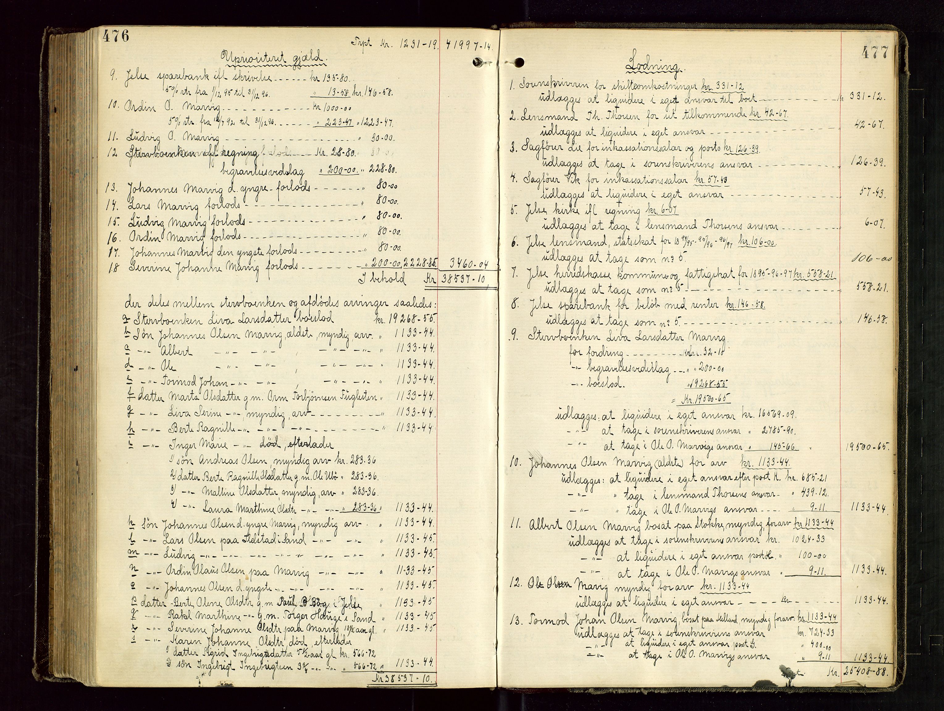 Ryfylke tingrett, SAST/A-100055/001/IV/IVD/L0029: Skifteprotokoll, register i protokollen, 1893-1897, p. 476-477