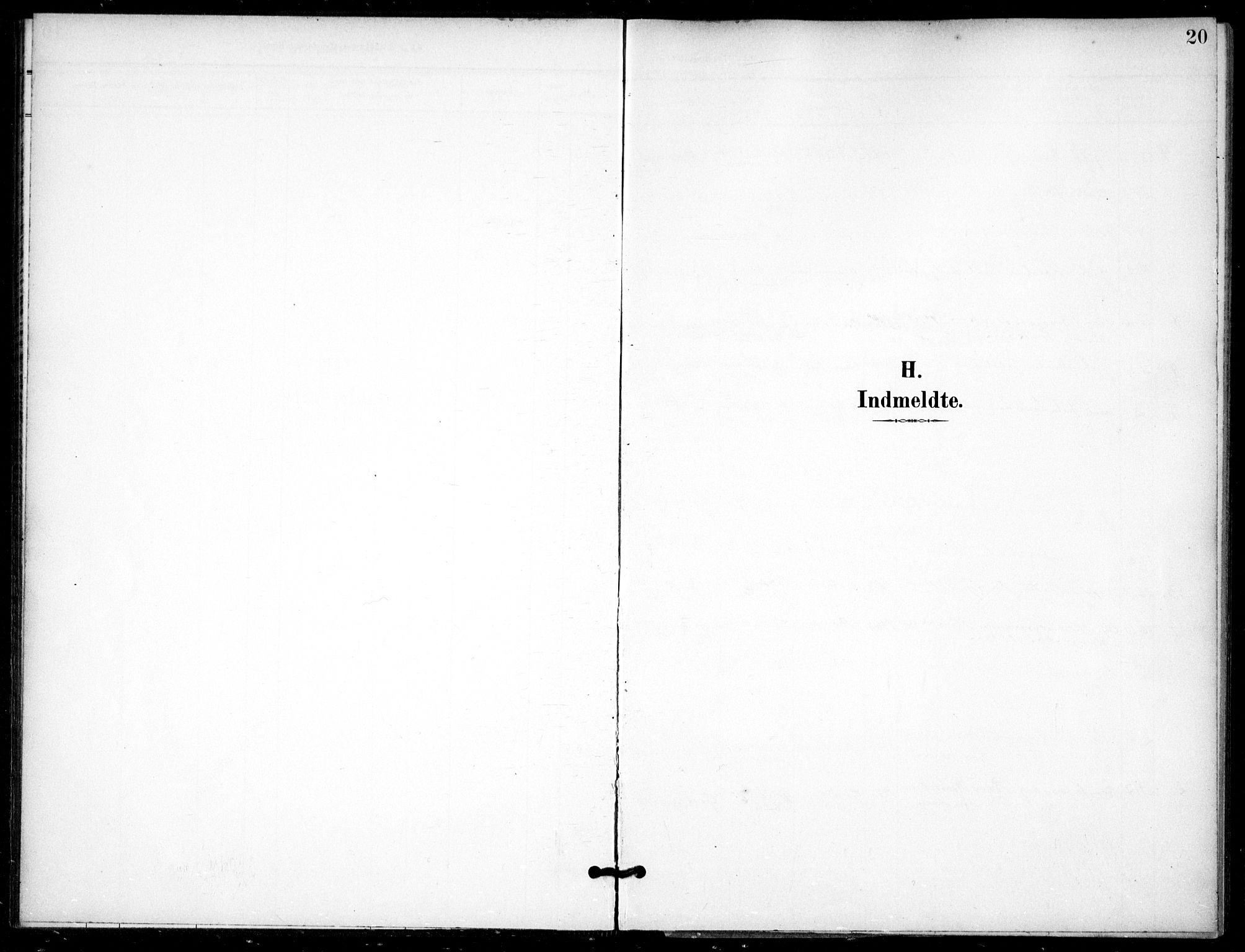 Kampen prestekontor Kirkebøker, SAO/A-10853/F/Fb/L0003: Parish register (official) no. II 3, 1896-1936, p. 20