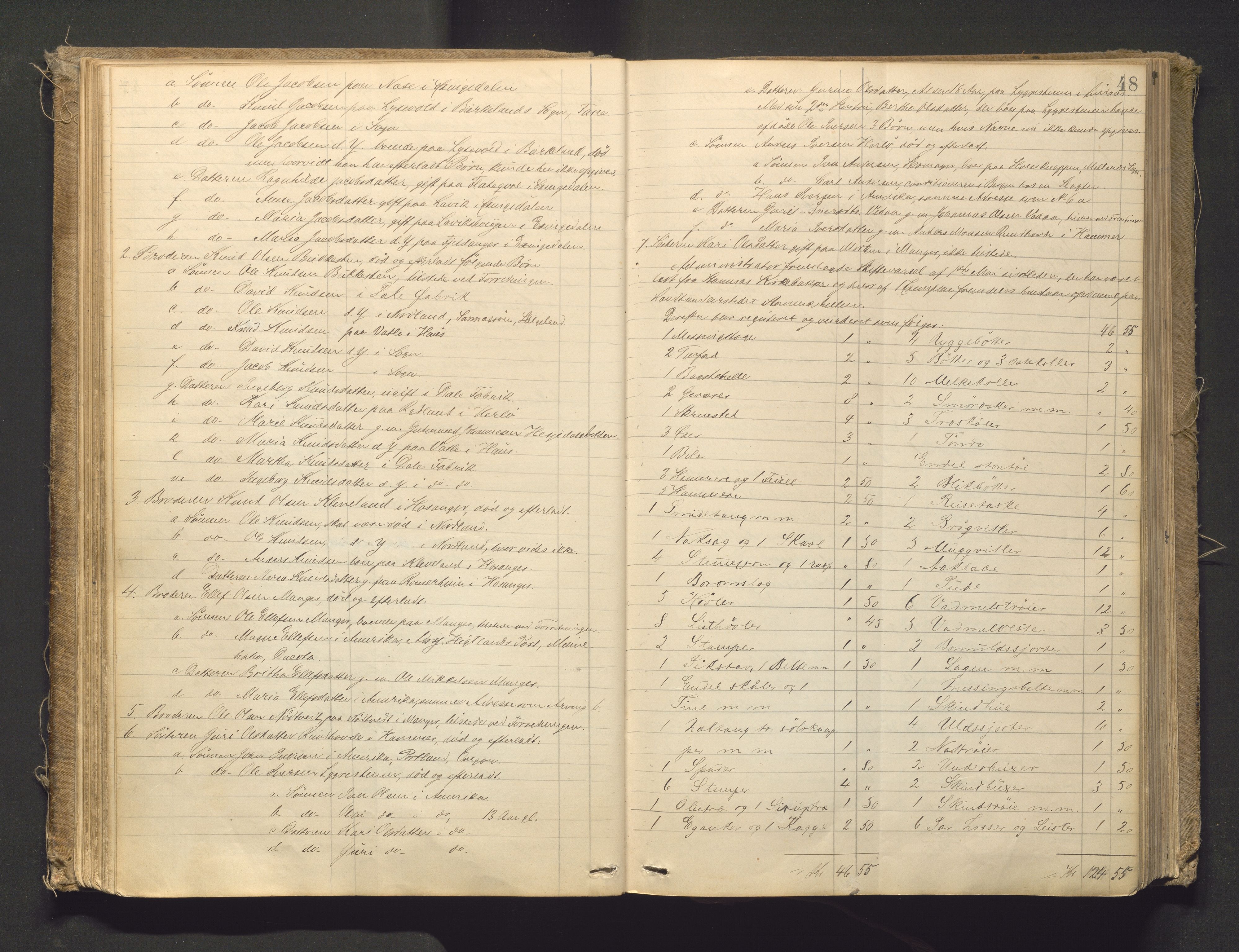 Lensmannen i Bruvik, AV/SAB-A-31301/0006/L0003: Registreringsprotokoll, 1884-1911, p. 47b-48a