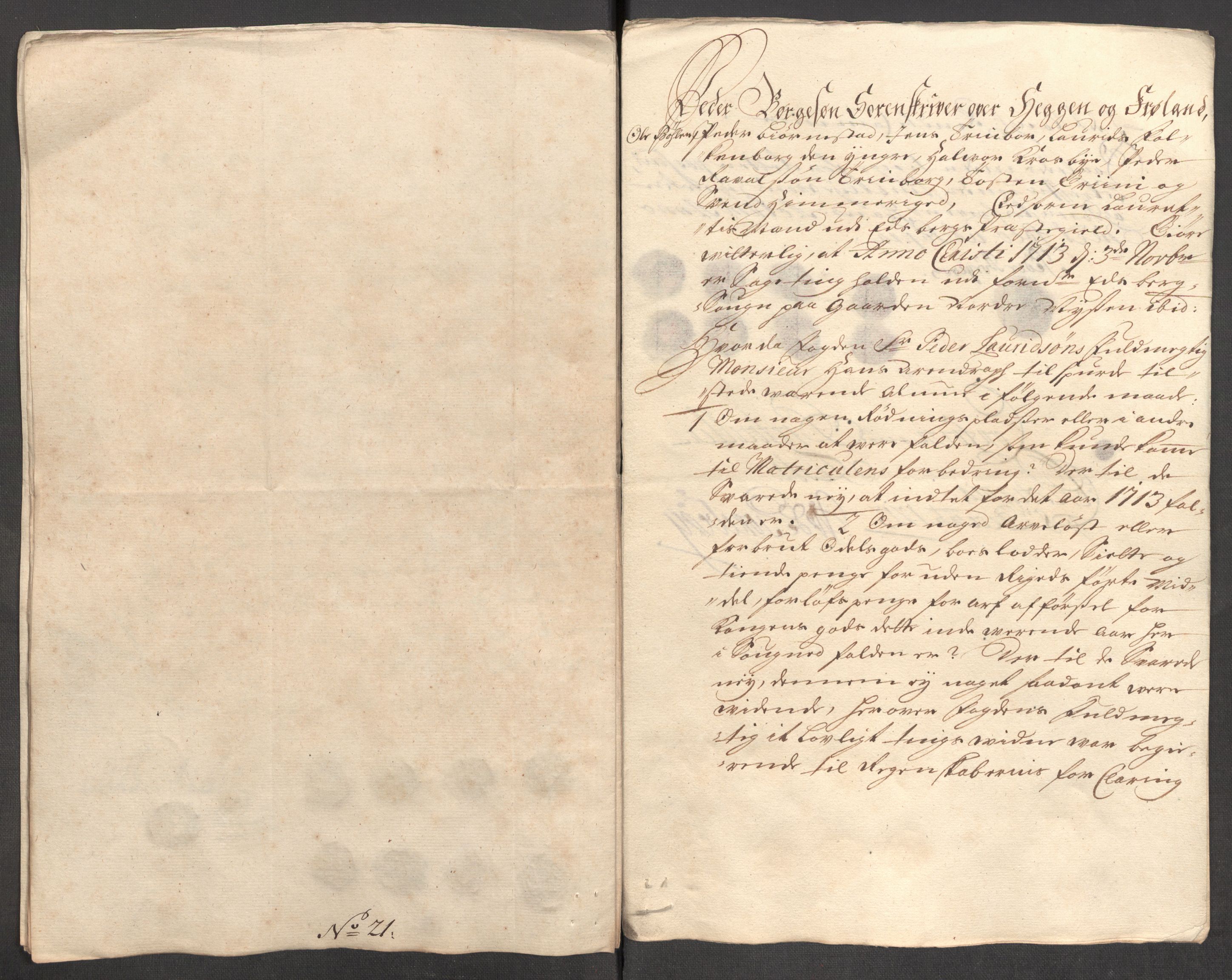 Rentekammeret inntil 1814, Reviderte regnskaper, Fogderegnskap, RA/EA-4092/R07/L0307: Fogderegnskap Rakkestad, Heggen og Frøland, 1713, p. 11