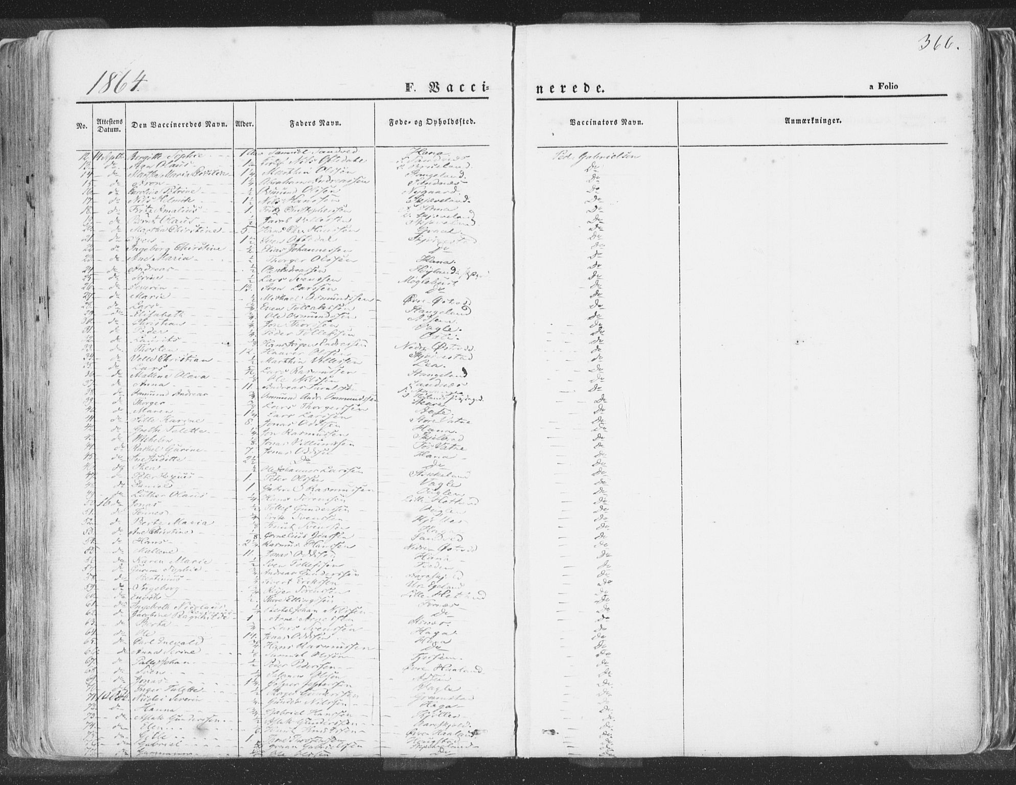 Høyland sokneprestkontor, SAST/A-101799/001/30BA/L0009: Parish register (official) no. A 9.2, 1857-1877, p. 366