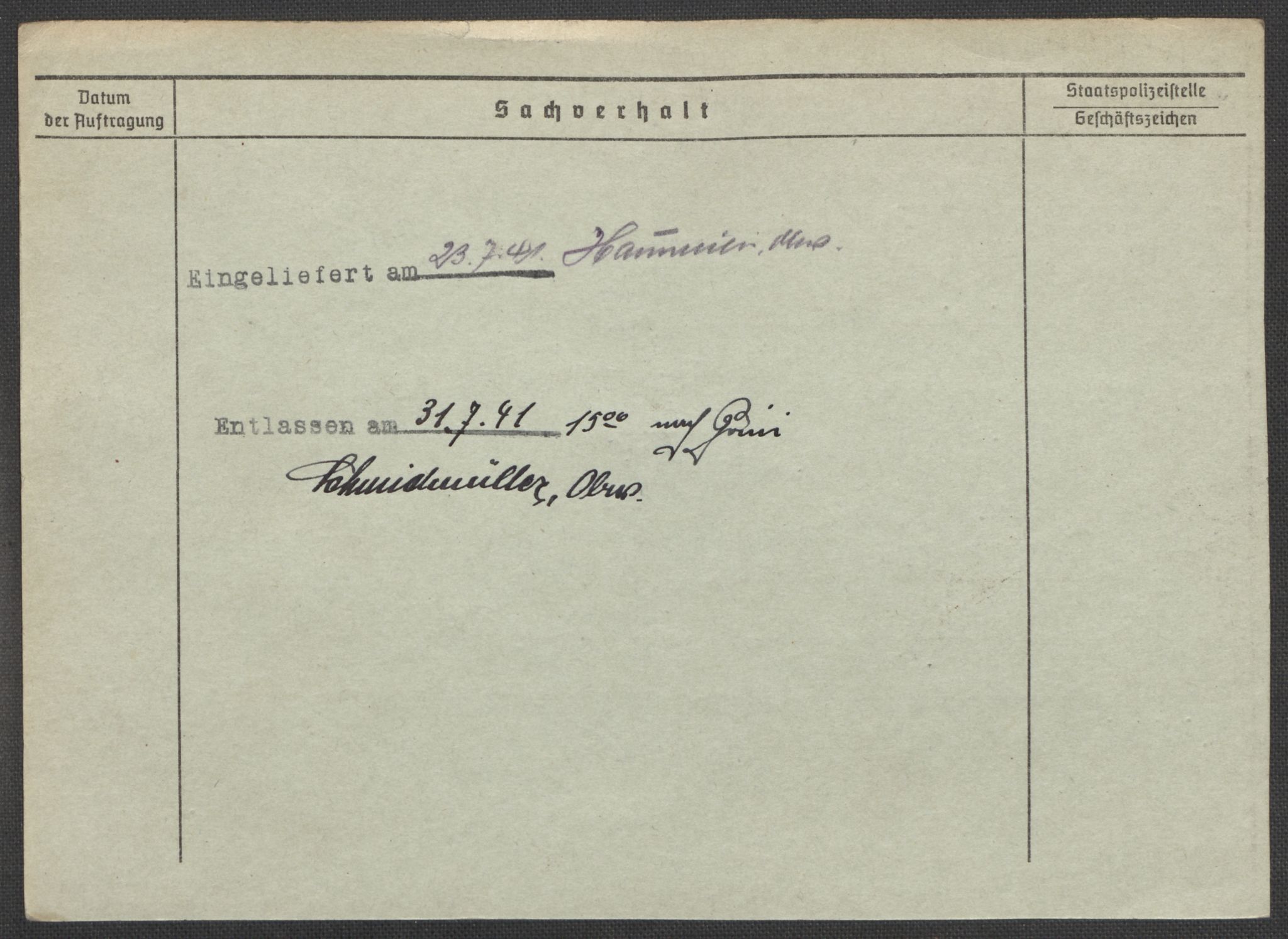 Befehlshaber der Sicherheitspolizei und des SD, AV/RA-RAFA-5969/E/Ea/Eaa/L0008: Register over norske fanger i Møllergata 19: Oelze-Ru, 1940-1945, p. 969