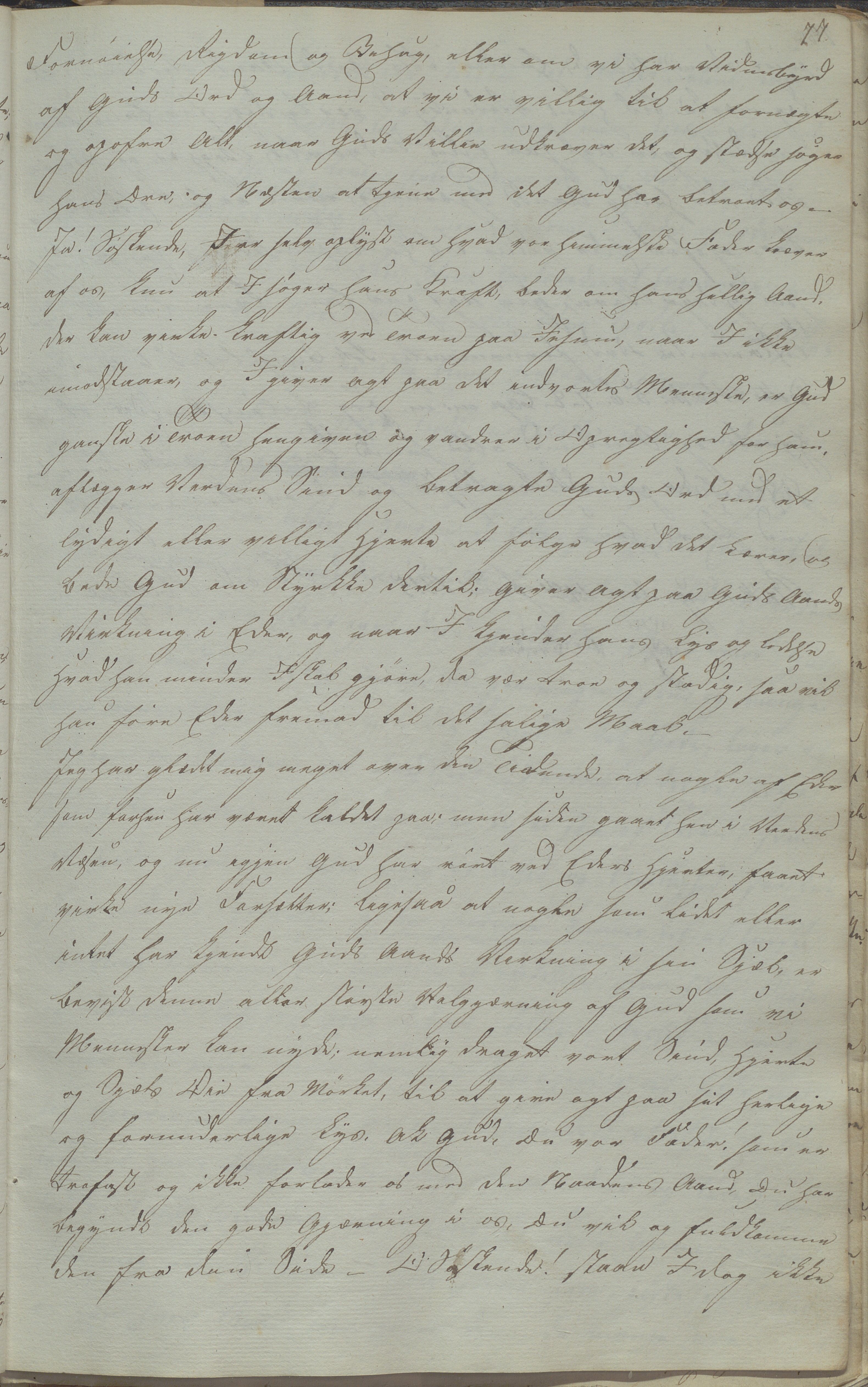 Heggtveitsamlingen, TMF/A-1007/H/L0052/0001: Innbundne brev Ms. S, med innlagt registratur / Innbundne brev Ms S. , 1801-1823, p. 77