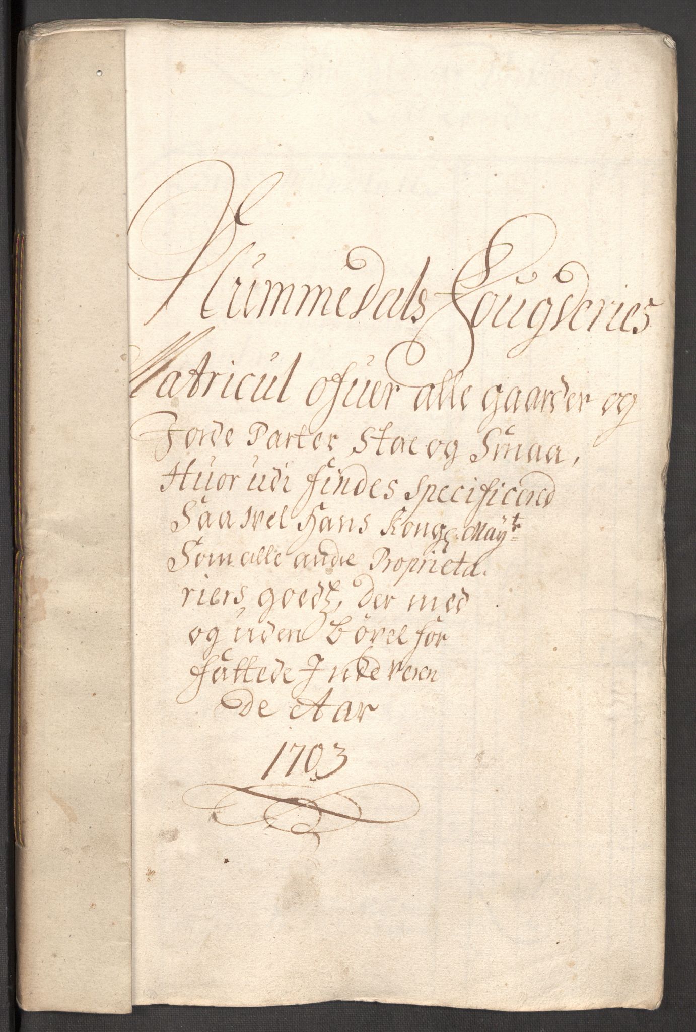 Rentekammeret inntil 1814, Reviderte regnskaper, Fogderegnskap, AV/RA-EA-4092/R64/L4428: Fogderegnskap Namdal, 1703-1704, p. 13