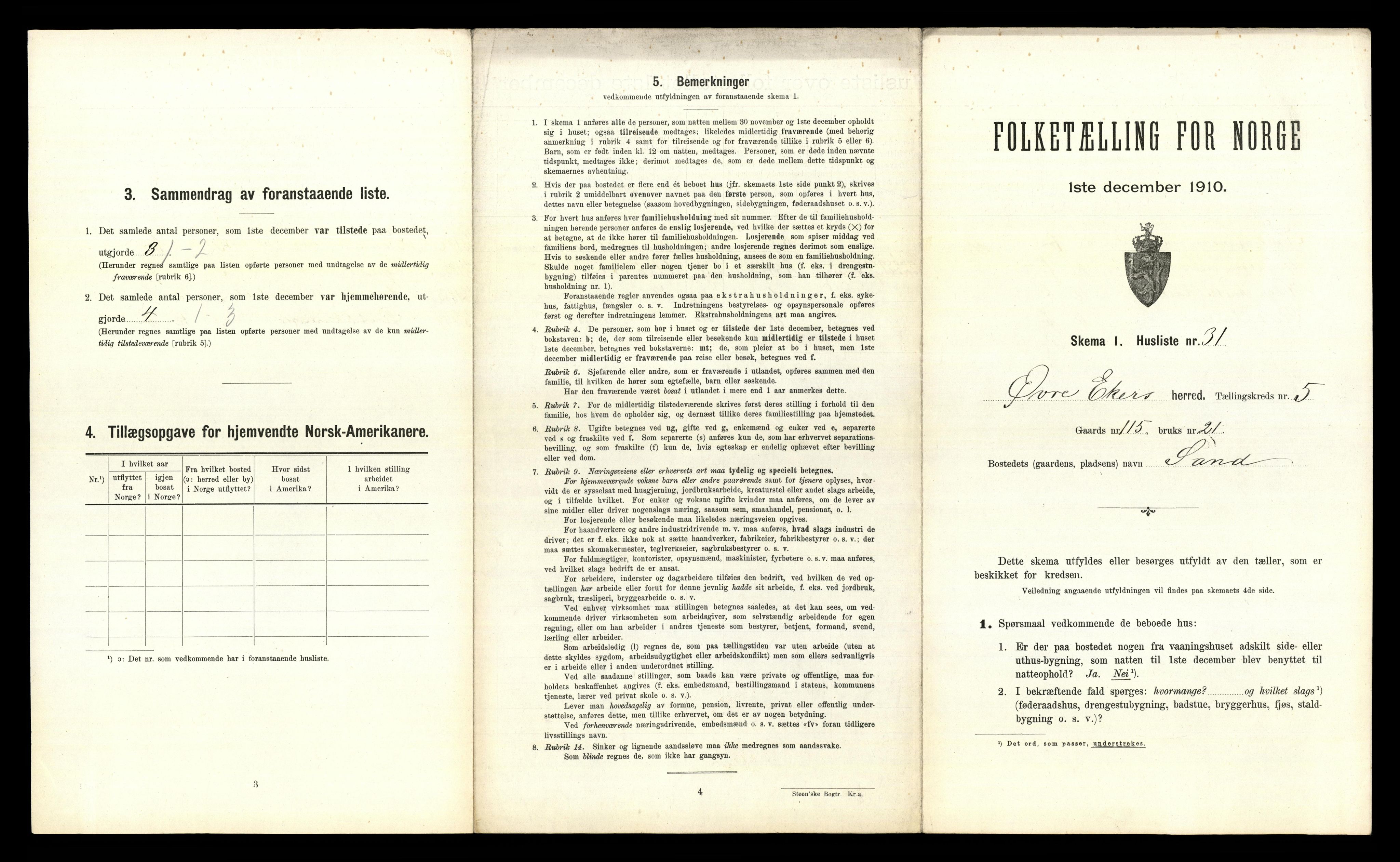 RA, 1910 census for Øvre Eiker, 1910, p. 783