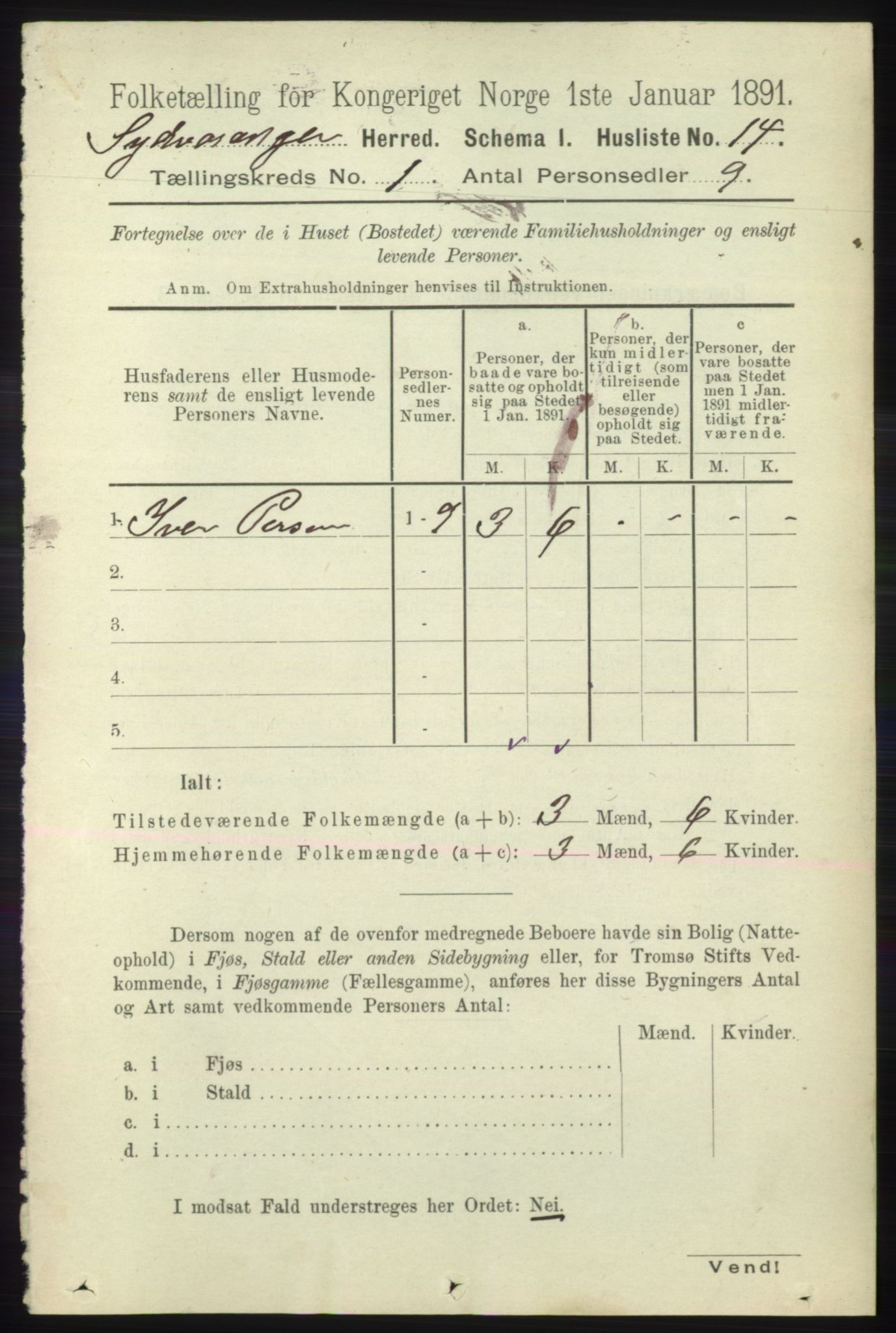 RA, 1891 census for 2030 Sør-Varanger, 1891, p. 34