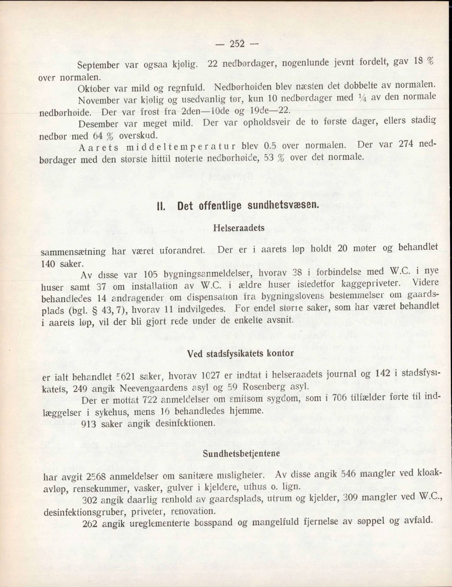 Bergen kommune, Sunnhetsvesen (Bergen helseråd), BBA/A-2617/X/Xa/L0014: Årsmelding, 1921