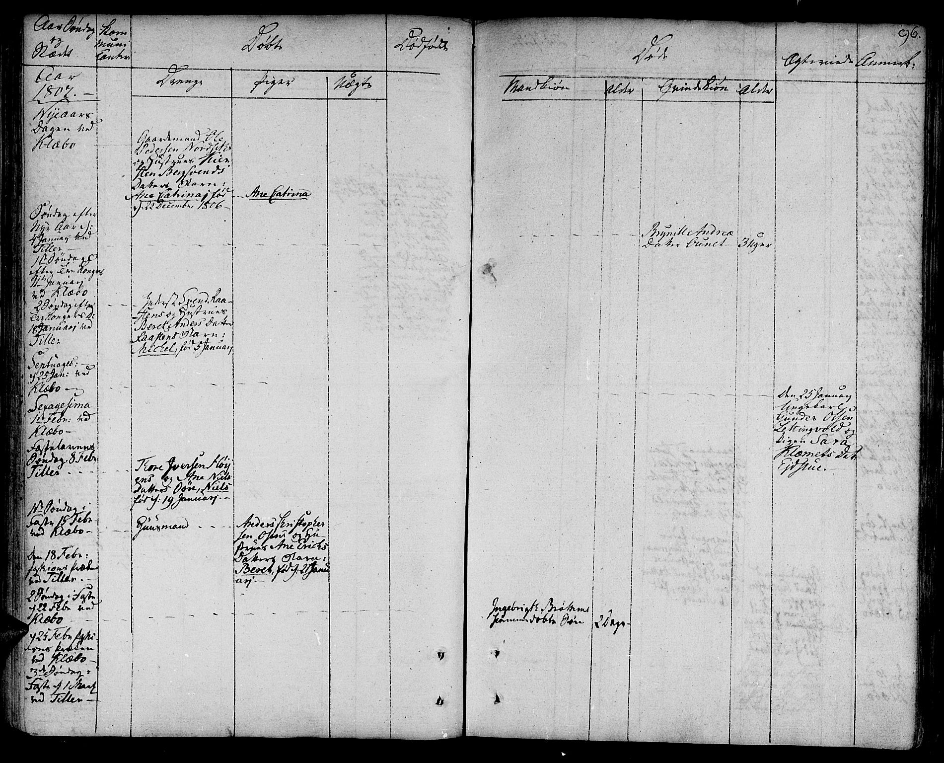 Ministerialprotokoller, klokkerbøker og fødselsregistre - Sør-Trøndelag, AV/SAT-A-1456/618/L0438: Parish register (official) no. 618A03, 1783-1815, p. 96