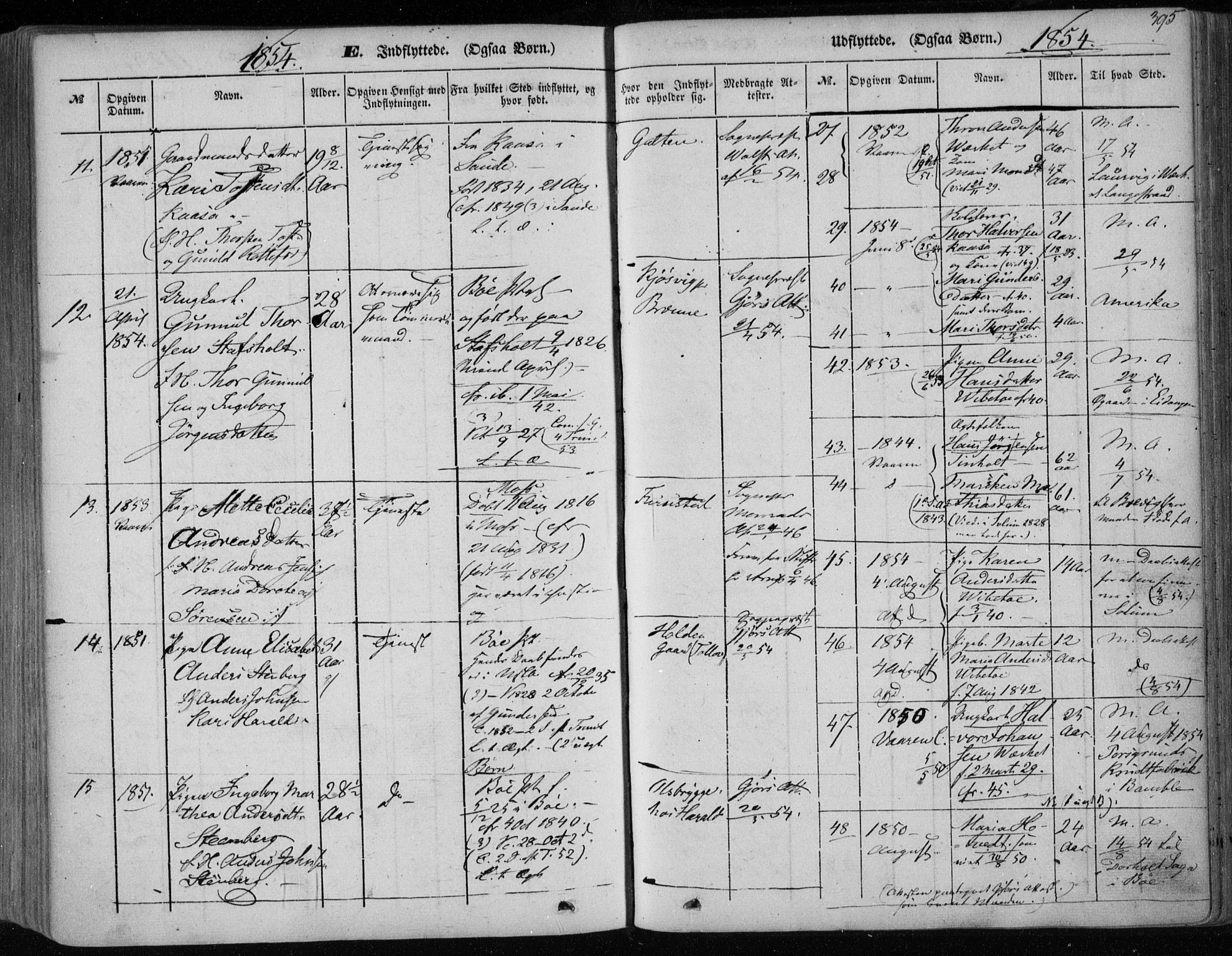 Holla kirkebøker, AV/SAKO-A-272/F/Fa/L0005: Parish register (official) no. 5, 1849-1860, p. 395