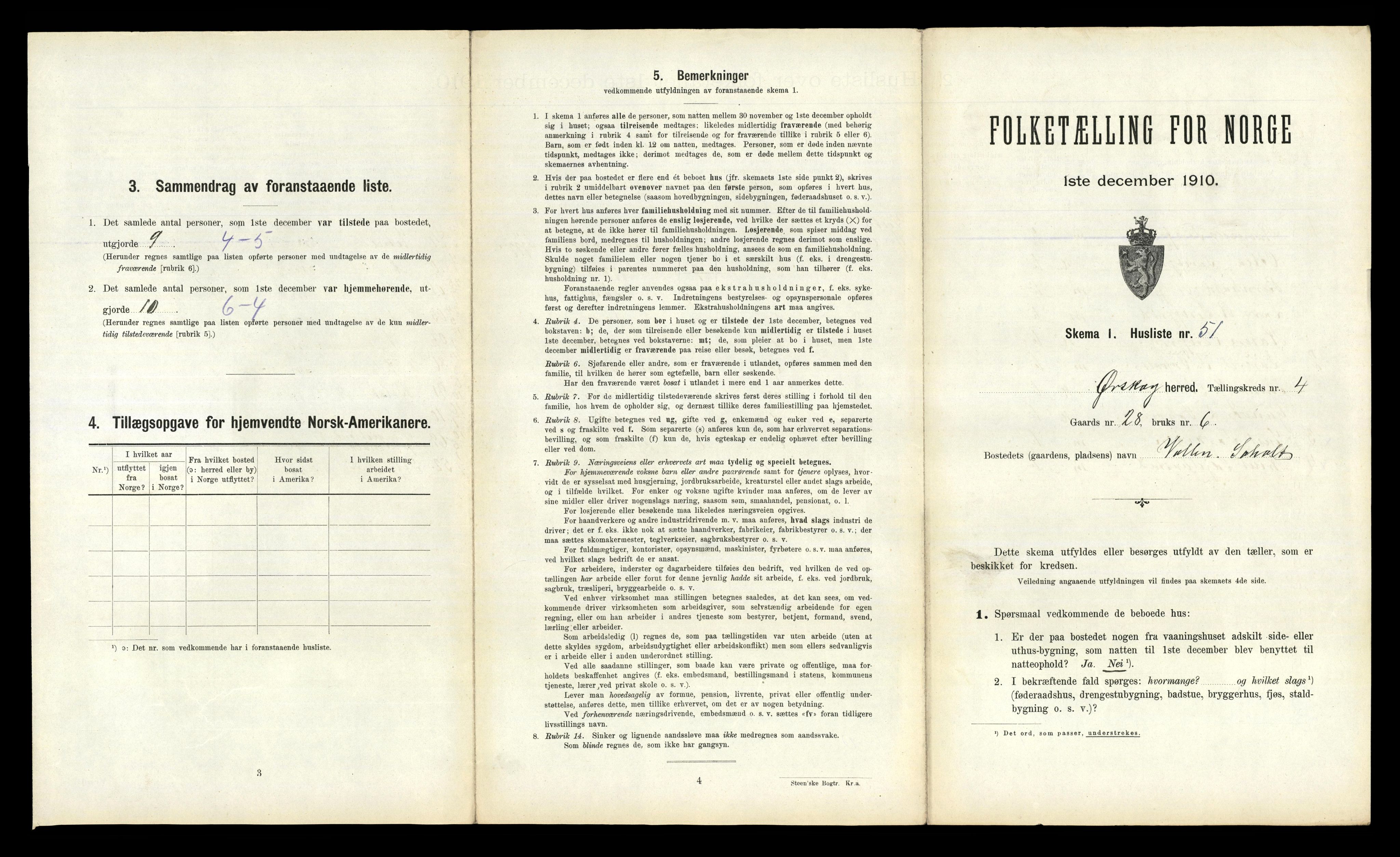 RA, 1910 census for Ørskog, 1910, p. 399