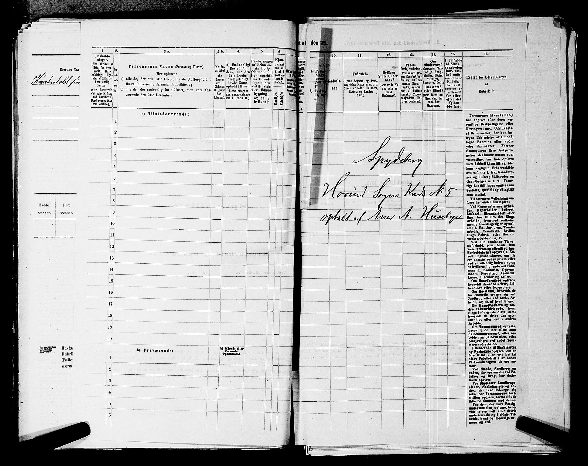 RA, 1875 census for 0123P Spydeberg, 1875, p. 559