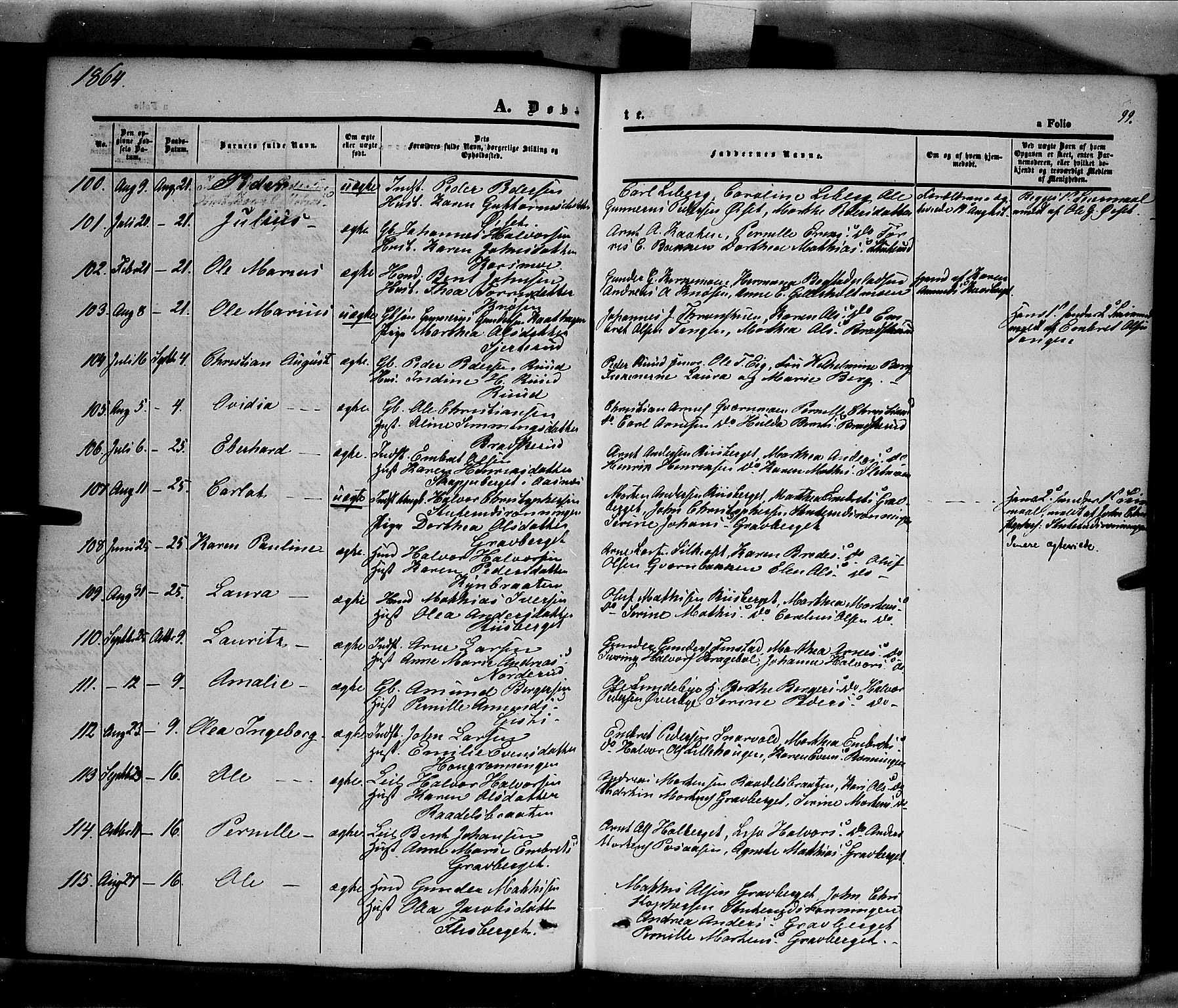 Våler prestekontor, Hedmark, AV/SAH-PREST-040/H/Ha/Haa/L0001: Parish register (official) no. 1, 1849-1878, p. 99