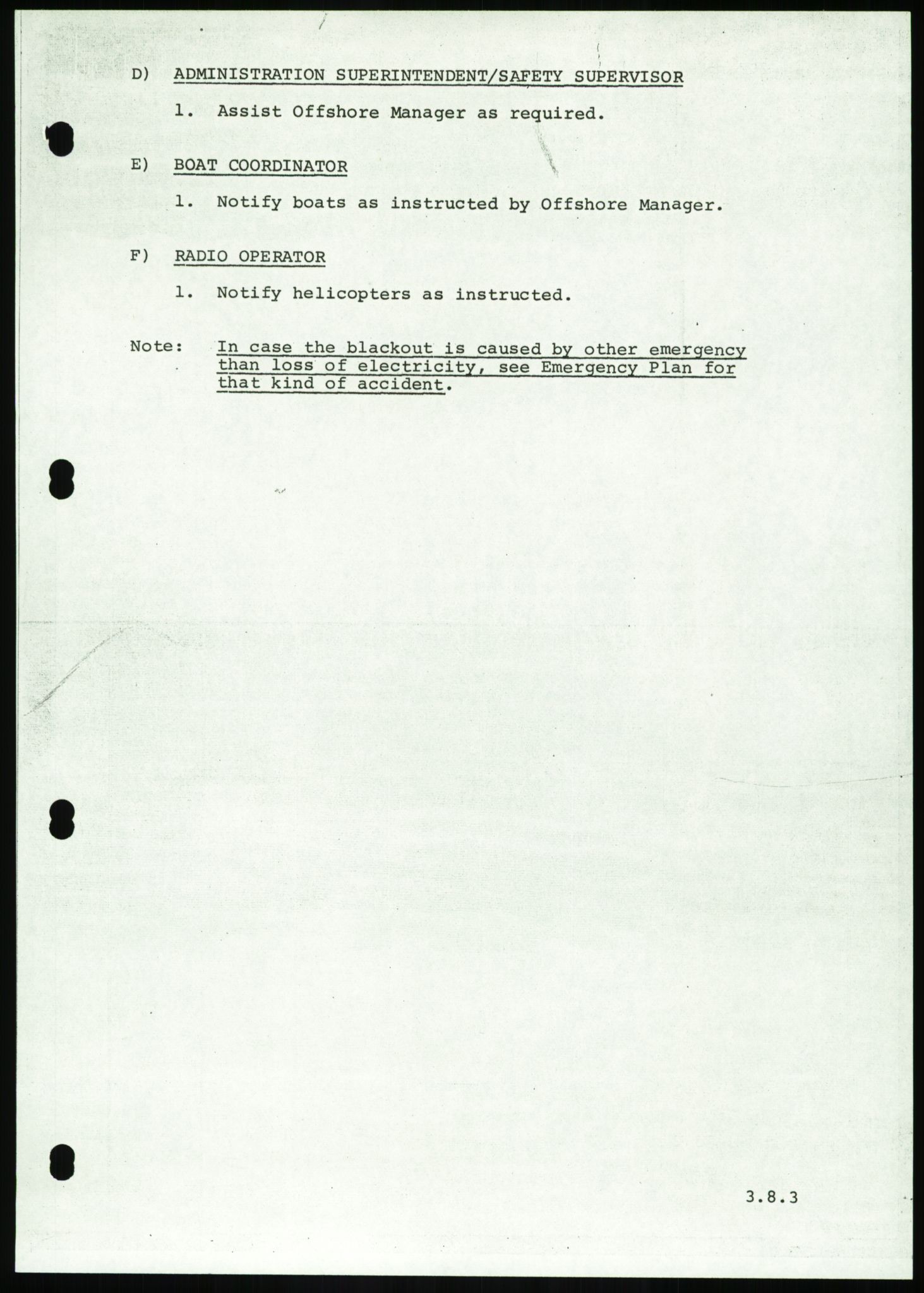 Justisdepartementet, Granskningskommisjonen ved Alexander Kielland-ulykken 27.3.1980, AV/RA-S-1165/D/L0016: O Beredskapsplaner (Doku.liste + O1-O3 av 3), 1980-1981, p. 139