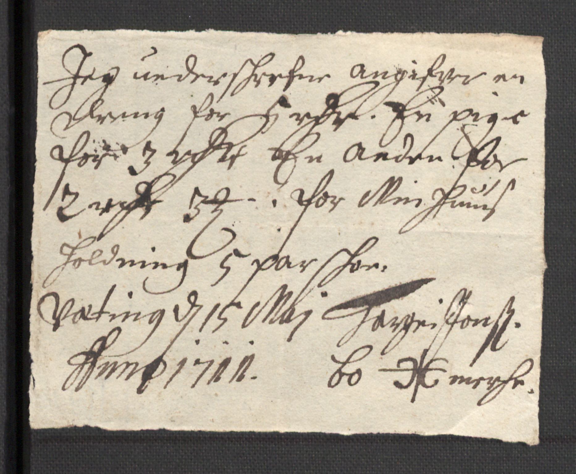 Rentekammeret inntil 1814, Reviderte regnskaper, Fogderegnskap, AV/RA-EA-4092/R36/L2121: Fogderegnskap Øvre og Nedre Telemark og Bamble, 1711, p. 280