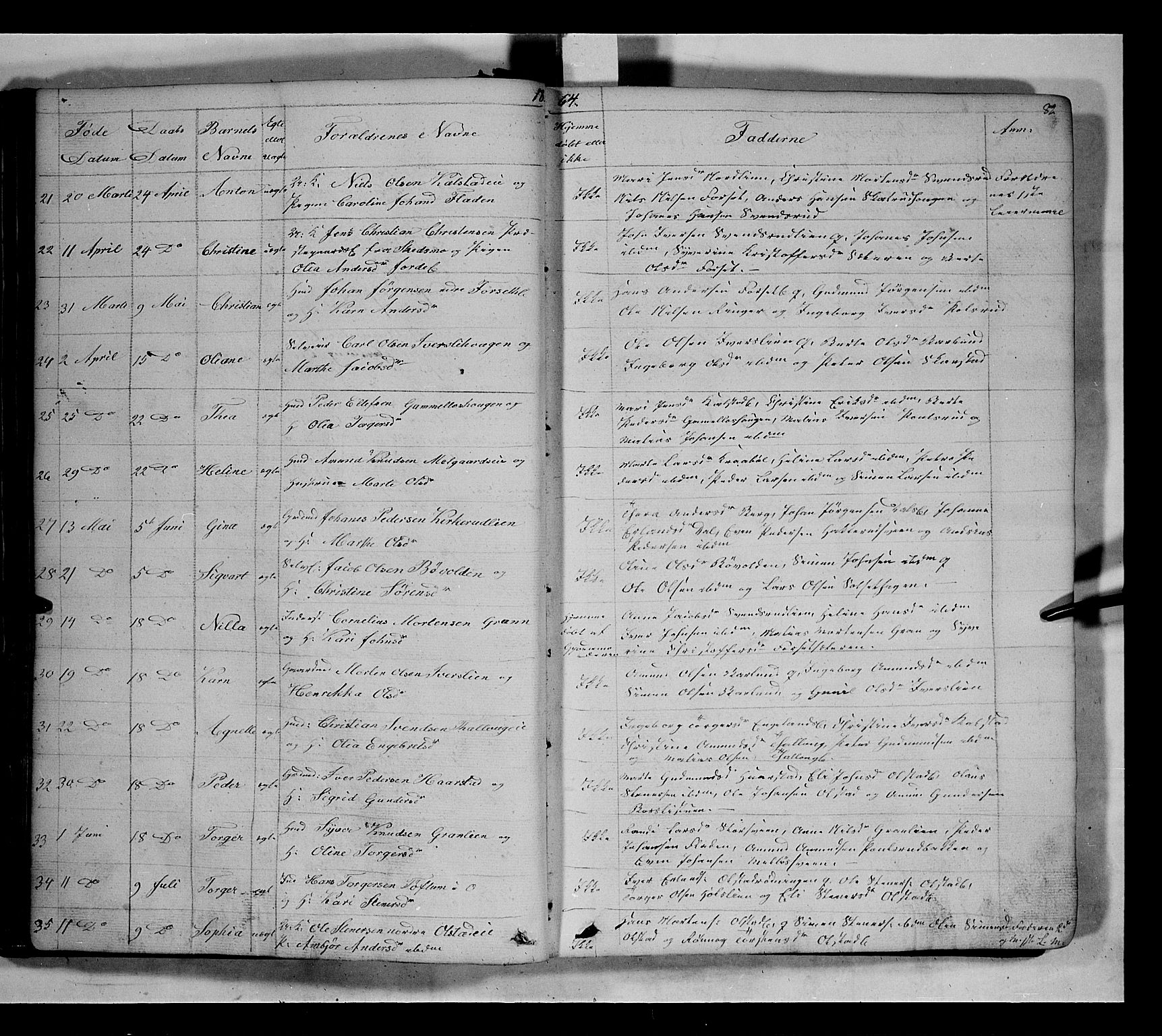 Gausdal prestekontor, SAH/PREST-090/H/Ha/Hab/L0005: Parish register (copy) no. 5, 1846-1867, p. 82
