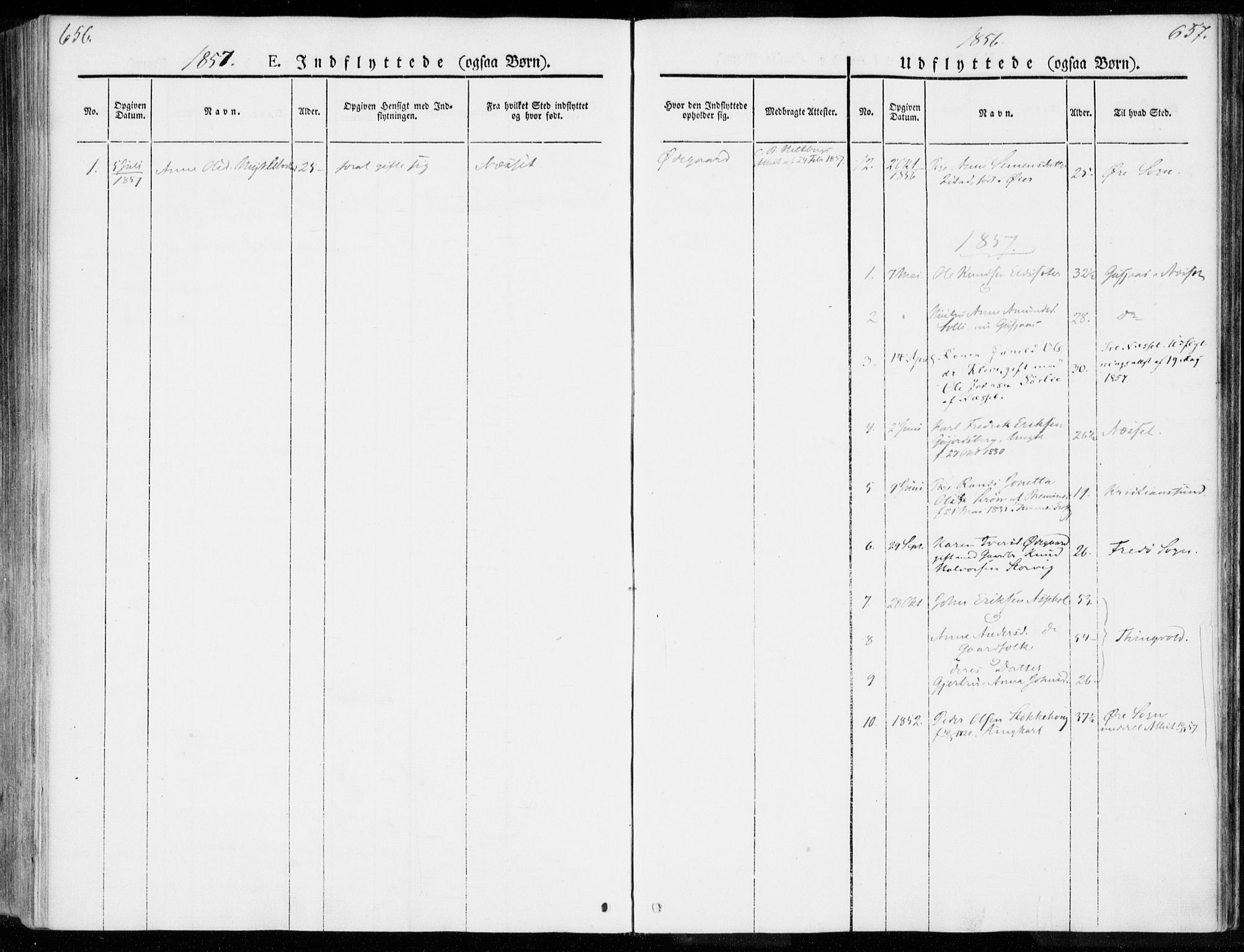 Ministerialprotokoller, klokkerbøker og fødselsregistre - Møre og Romsdal, AV/SAT-A-1454/557/L0680: Parish register (official) no. 557A02, 1843-1869, p. 656-657