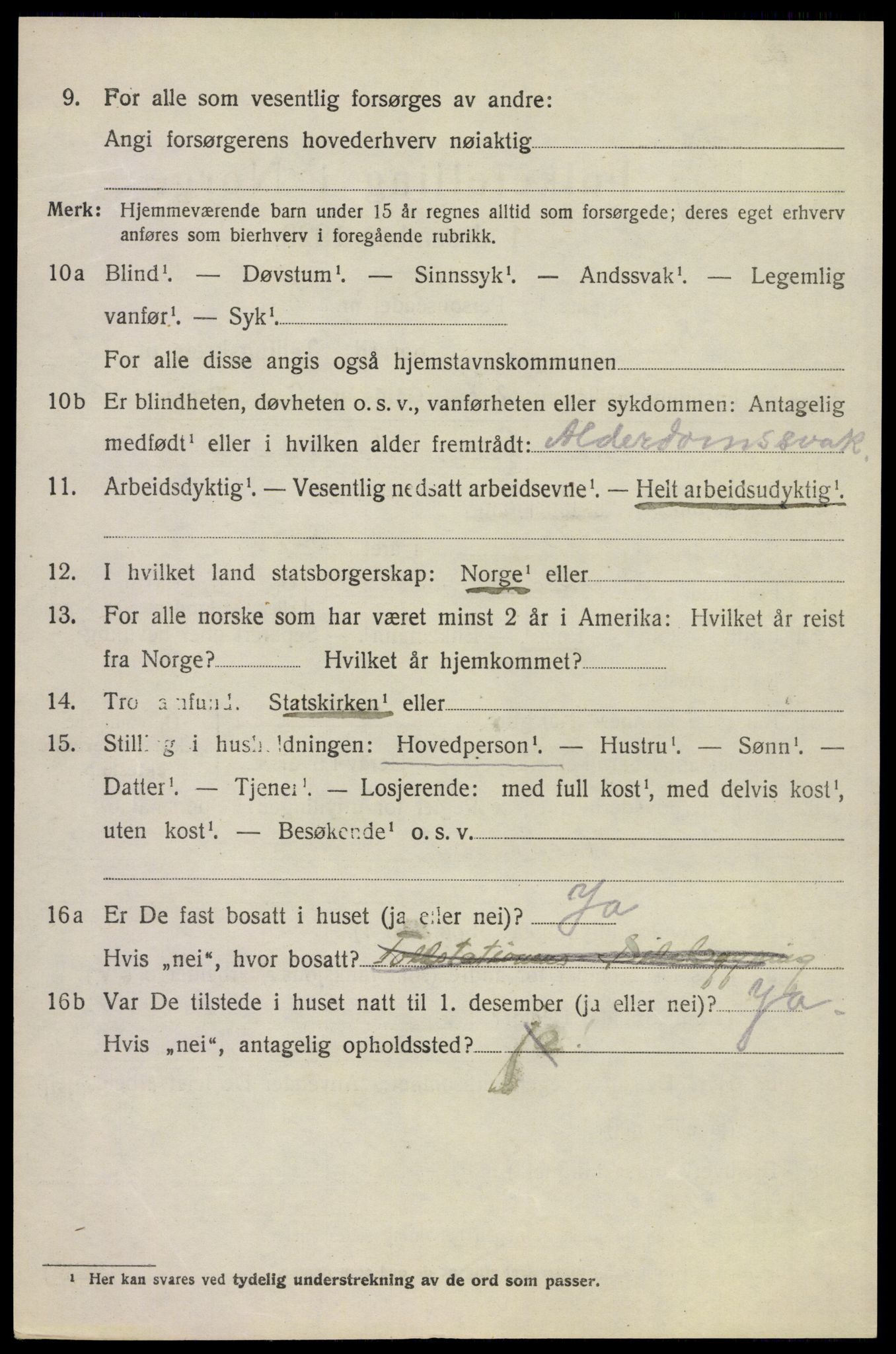 SAKO, 1920 census for Sem, 1920, p. 13970