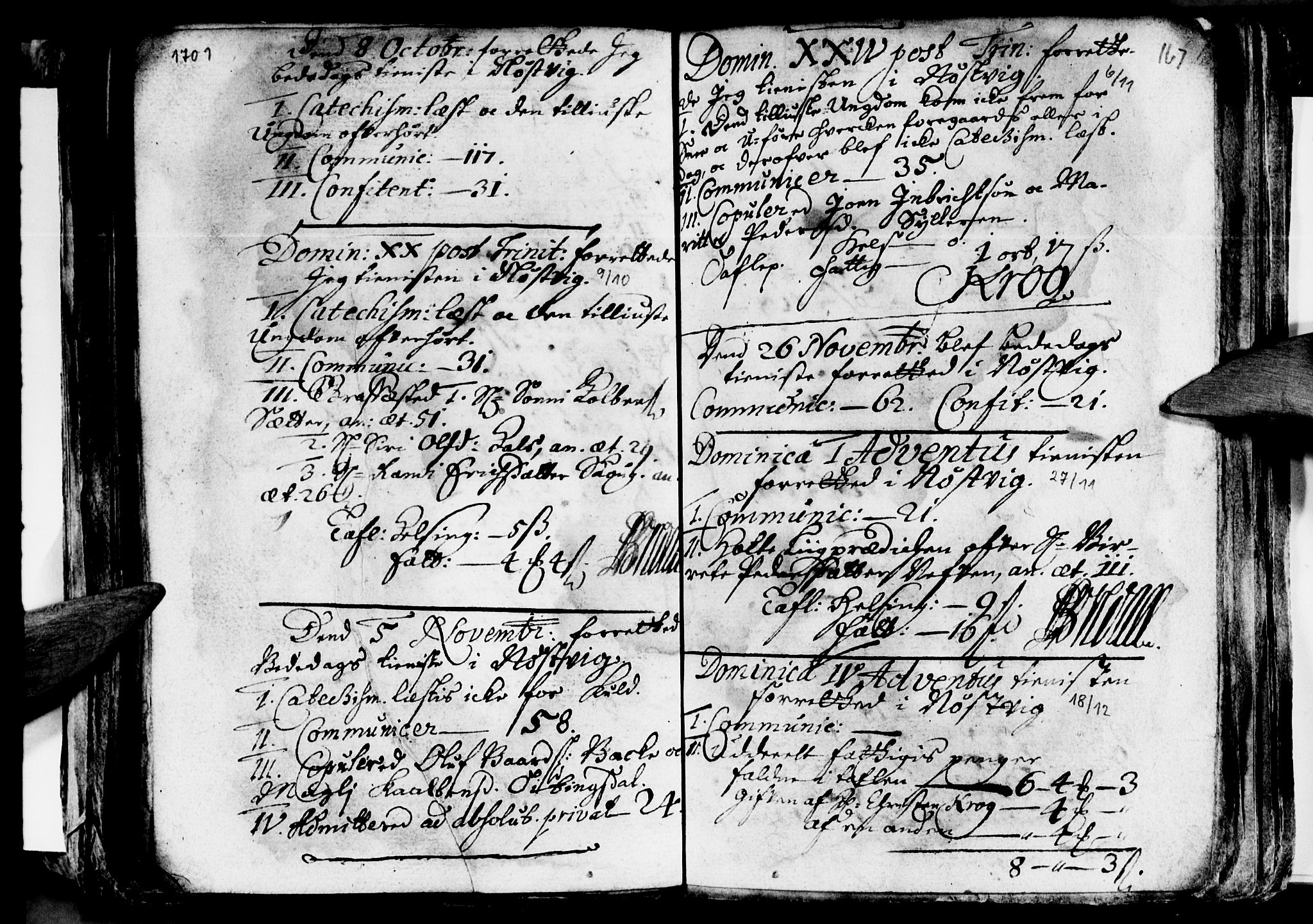 Ministerialprotokoller, klokkerbøker og fødselsregistre - Nordland, AV/SAT-A-1459/814/L0220: Parish register (official) no. 814A01, 1677-1717, p. 167