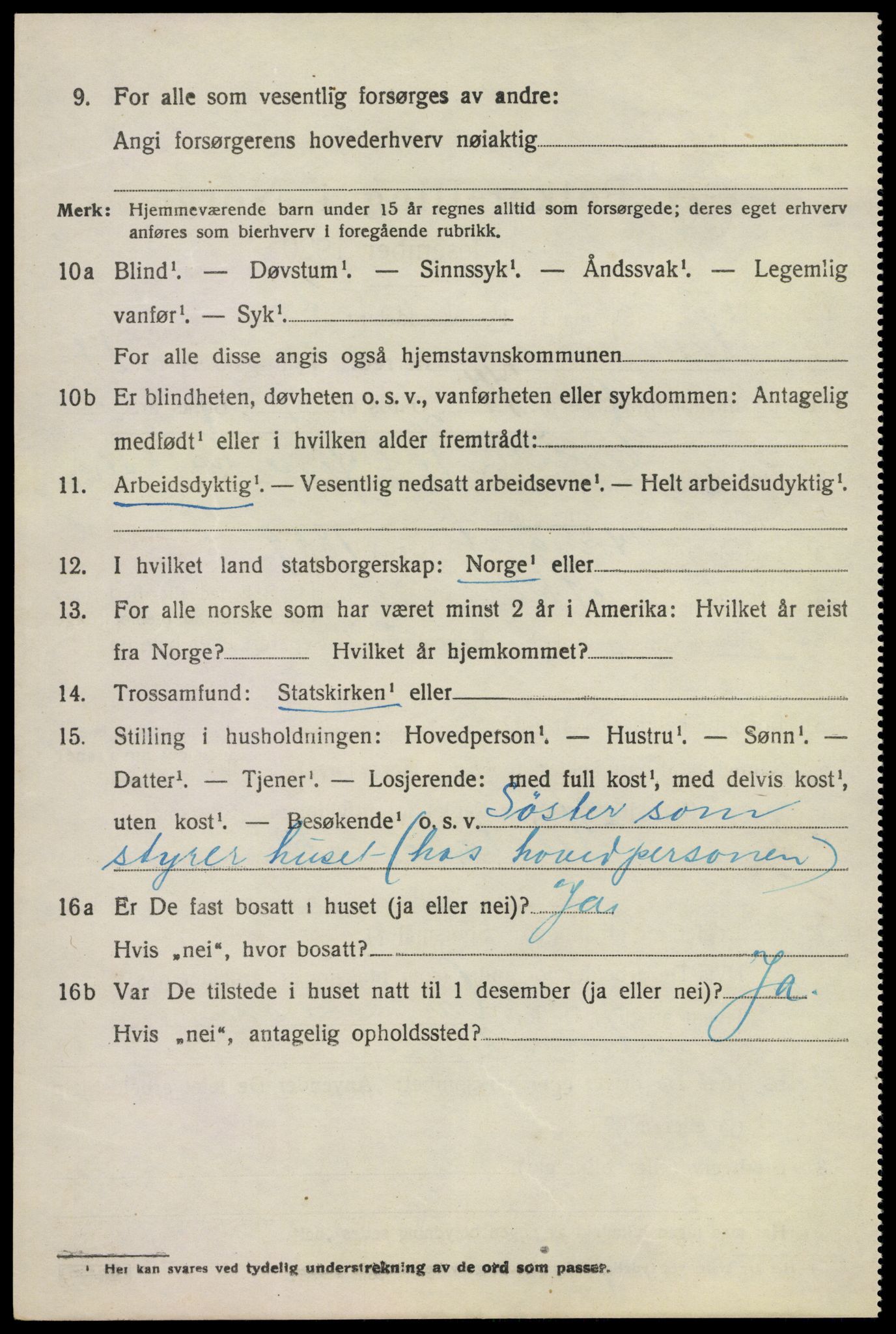 SAKO, 1920 census for Lier, 1920, p. 25293