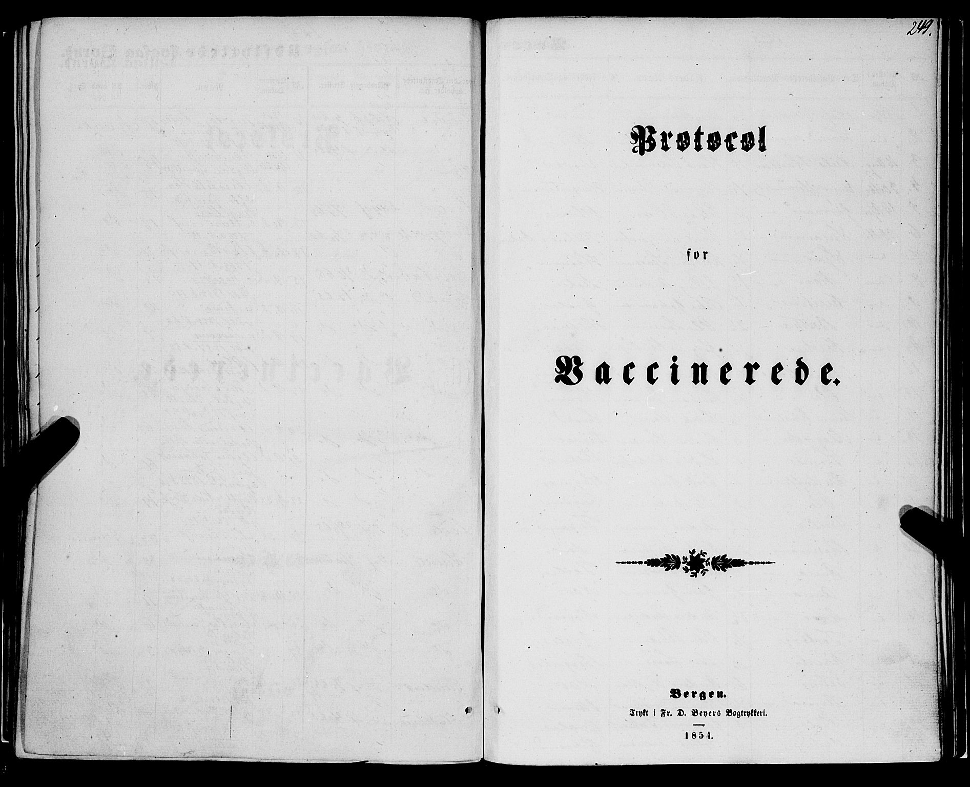 Luster sokneprestembete, SAB/A-81101/H/Haa/Haaa/L0008: Parish register (official) no. A 8, 1860-1870, p. 249