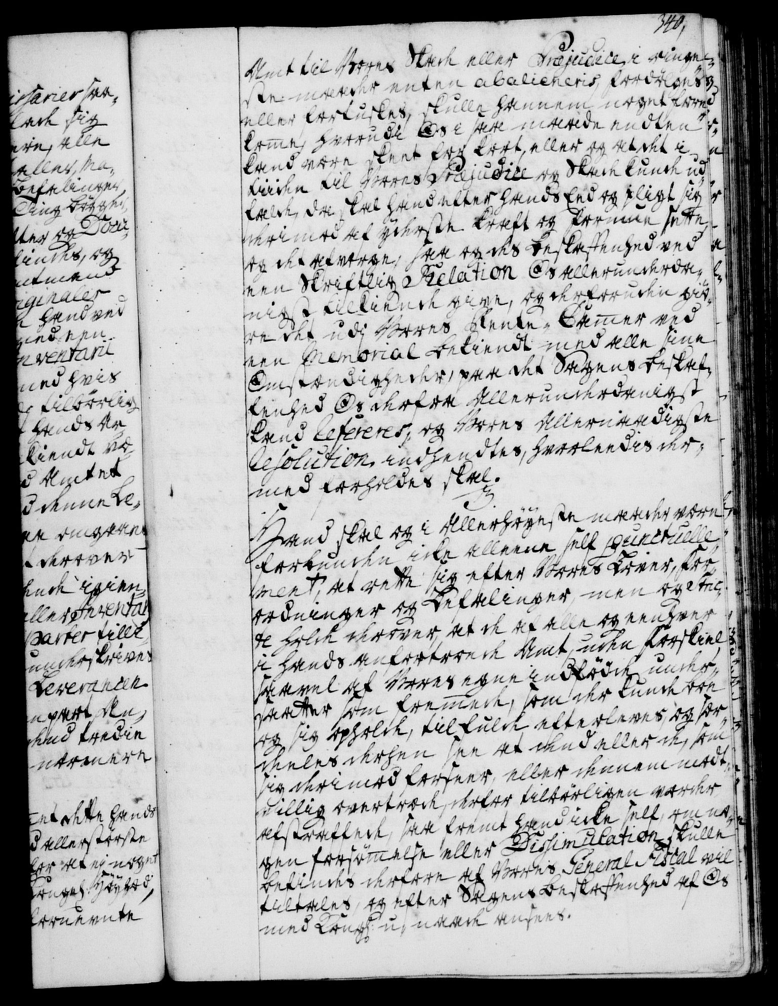 Rentekammeret, Kammerkanselliet, RA/EA-3111/G/Gg/Ggi/L0002: Norsk instruksjonsprotokoll med register (merket RK 53.35), 1729-1751, p. 340