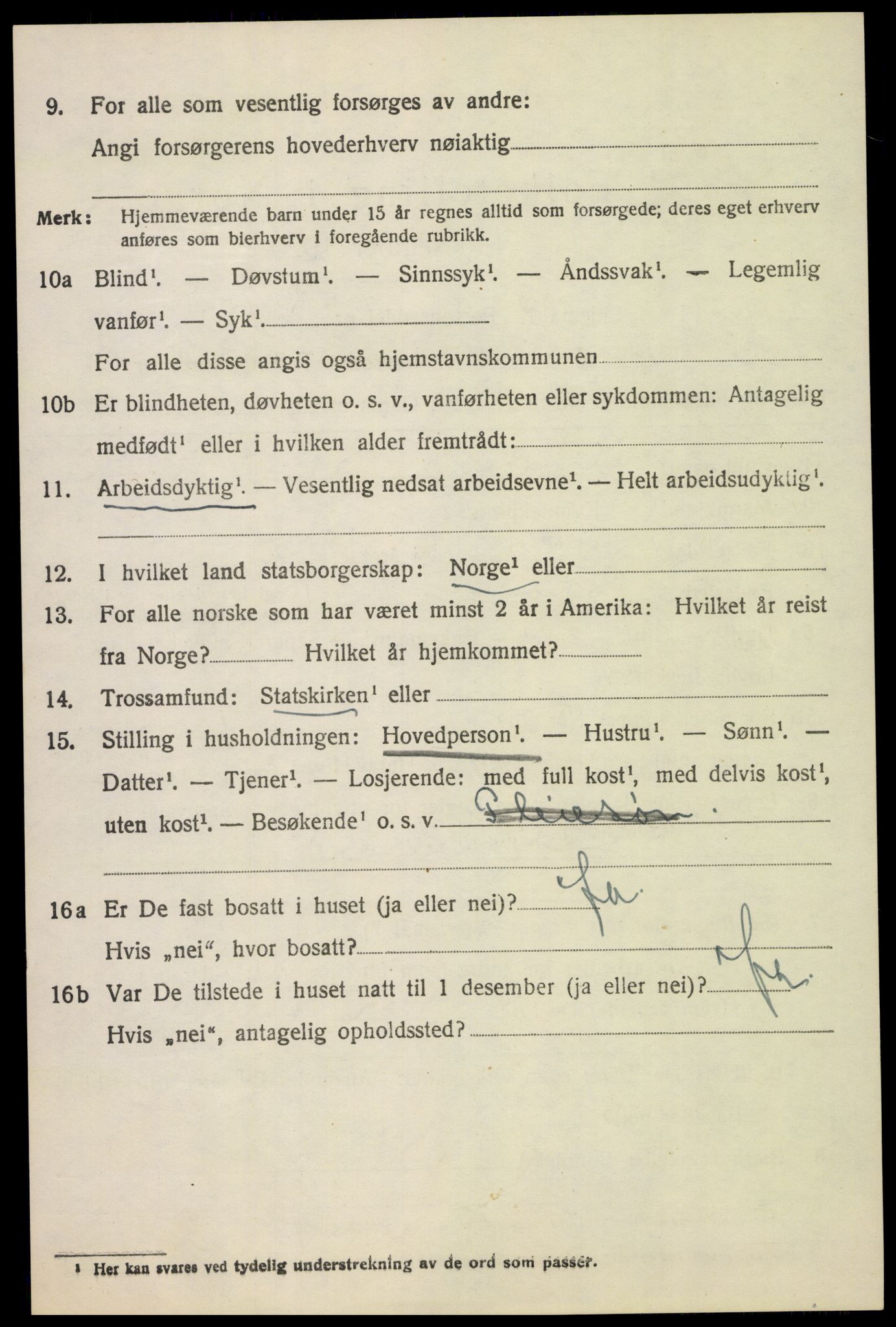 SAH, 1920 census for Lunner, 1920, p. 6740