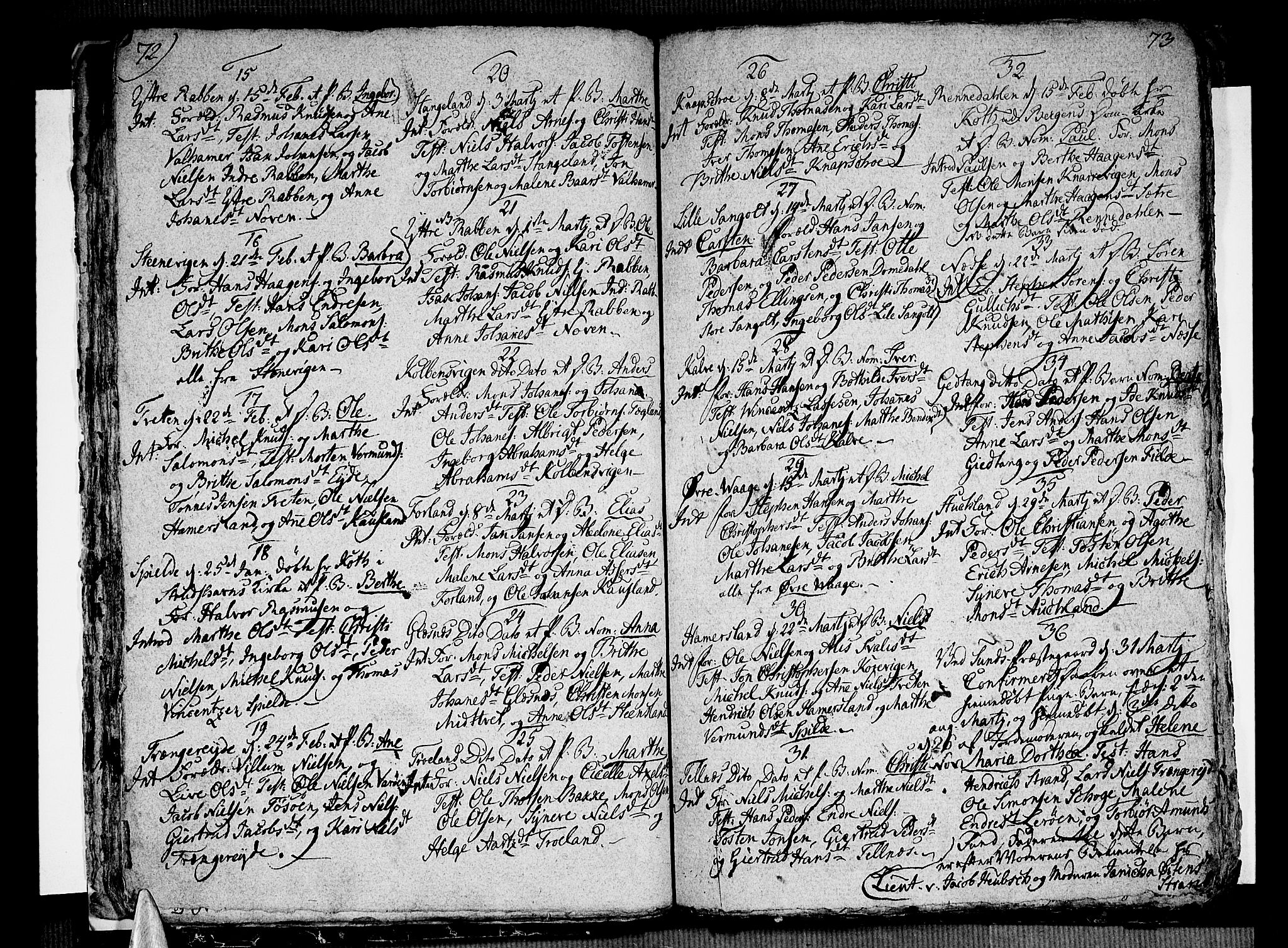 Sund sokneprestembete, AV/SAB-A-99930: Parish register (official) no. A 6, 1787-1798, p. 72-73