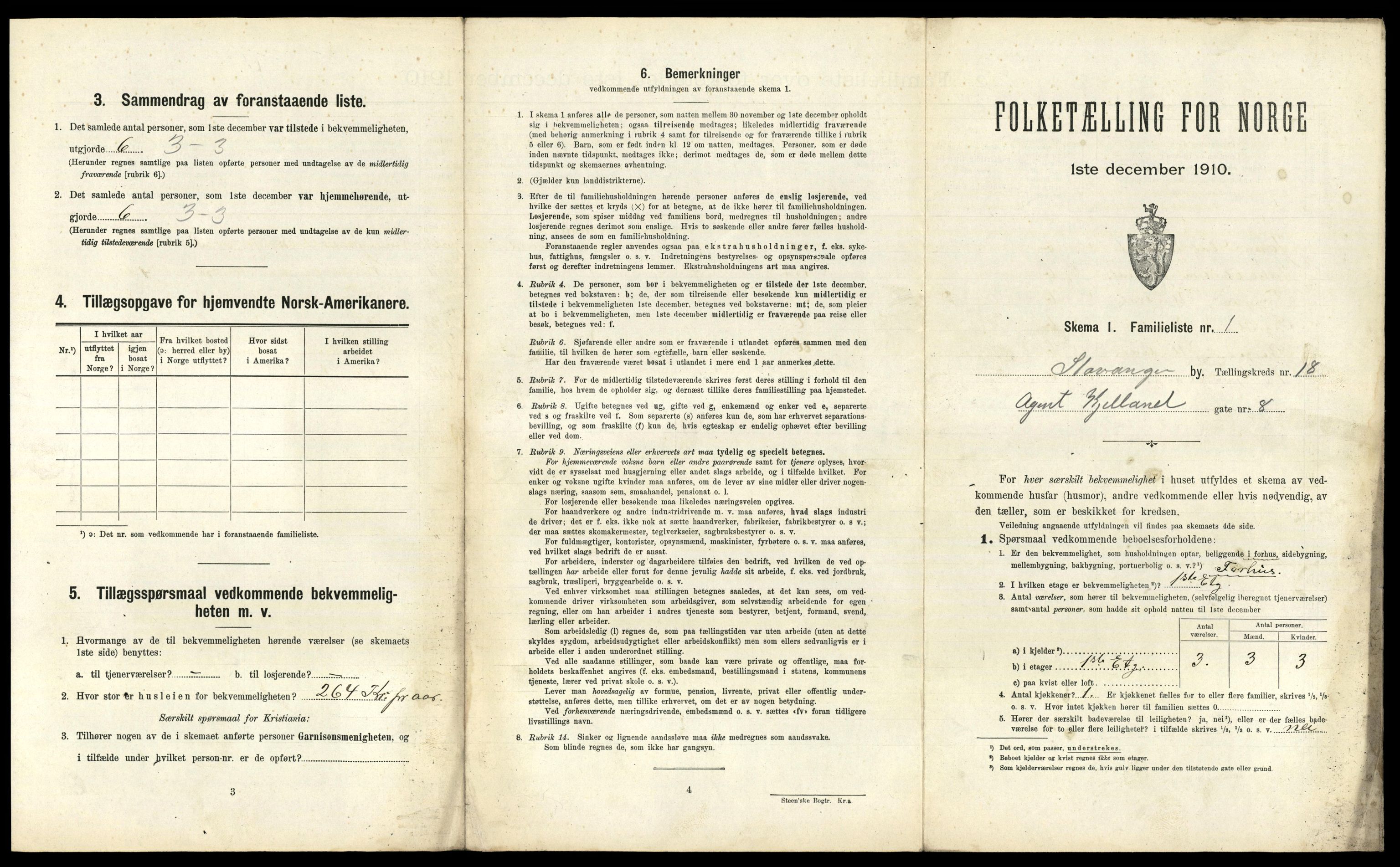 RA, 1910 census for Stavanger, 1910, p. 11242