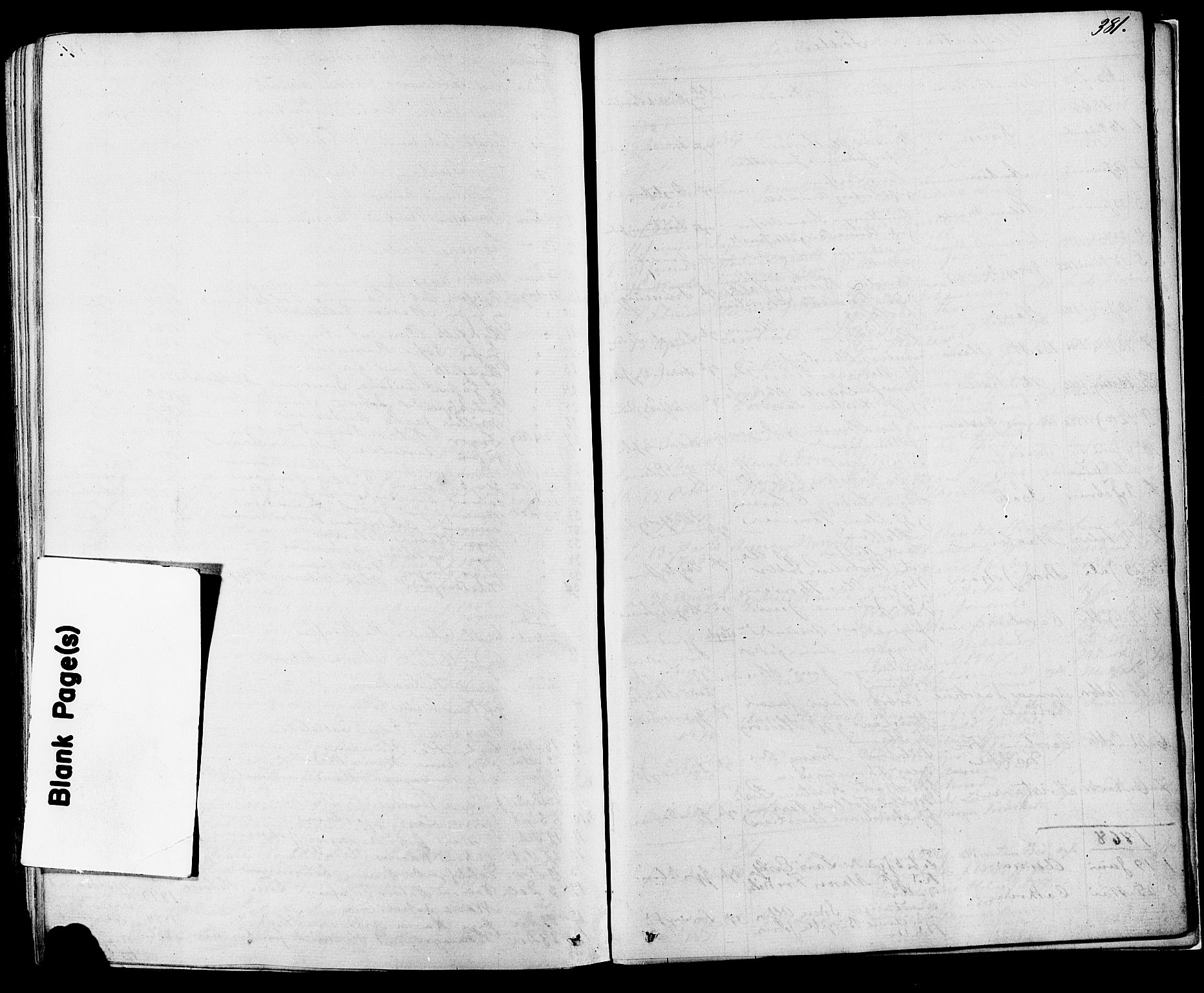 Skien kirkebøker, SAKO/A-302/F/Fa/L0008: Parish register (official) no. 8, 1866-1877, p. 381