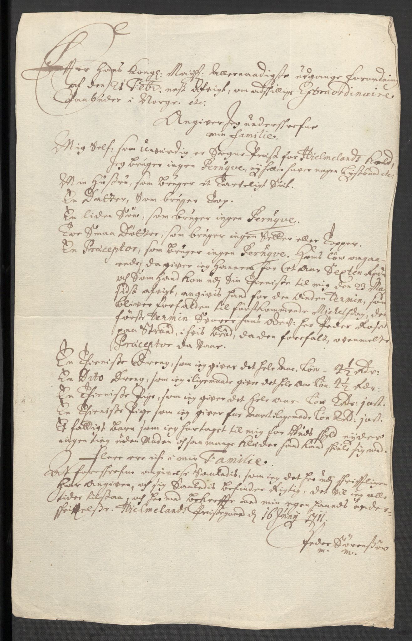 Rentekammeret inntil 1814, Reviderte regnskaper, Fogderegnskap, RA/EA-4092/R47/L2864: Fogderegnskap Ryfylke, 1711, p. 428