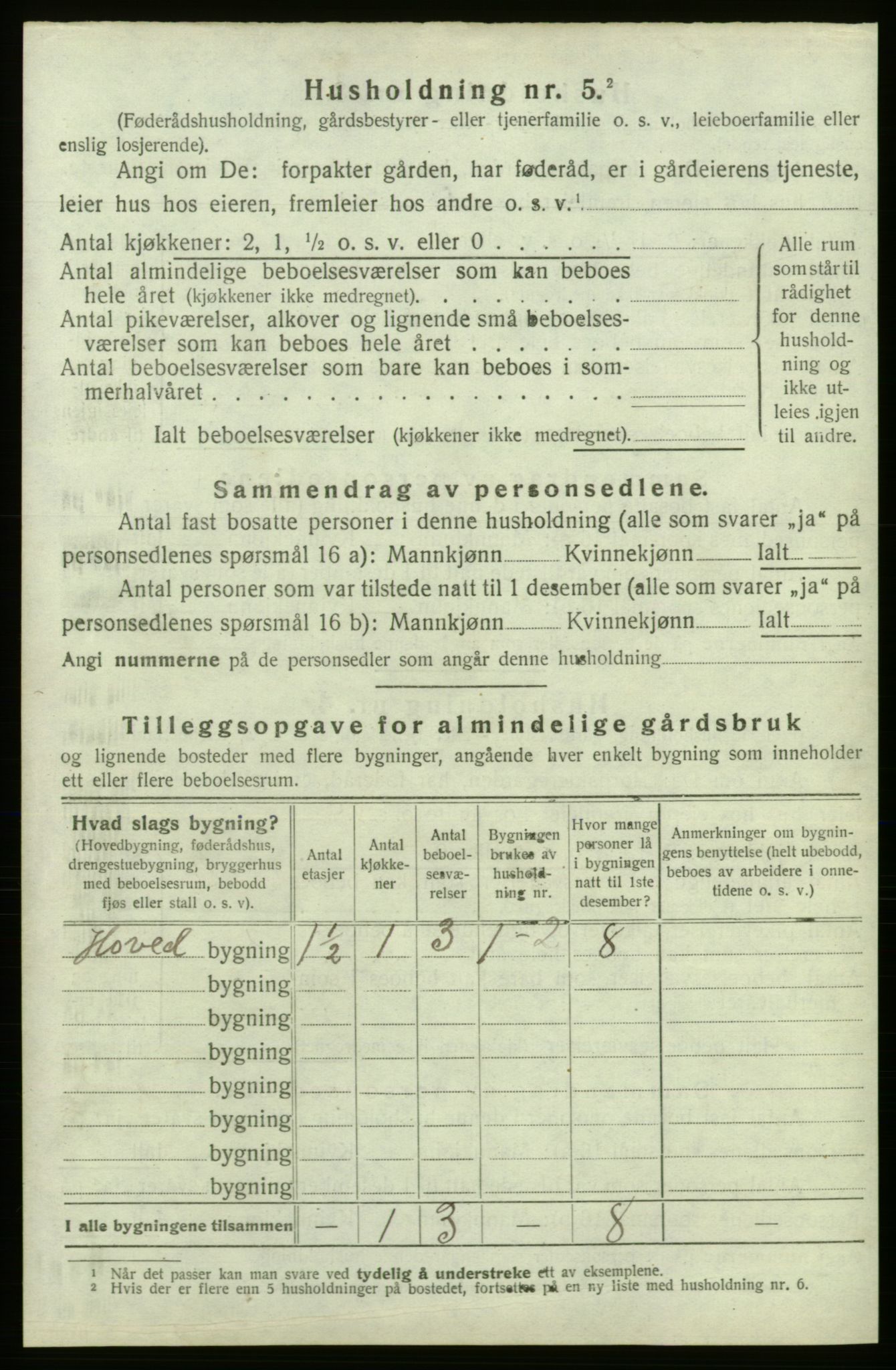 SAB, 1920 census for Kvinnherad, 1920, p. 2827