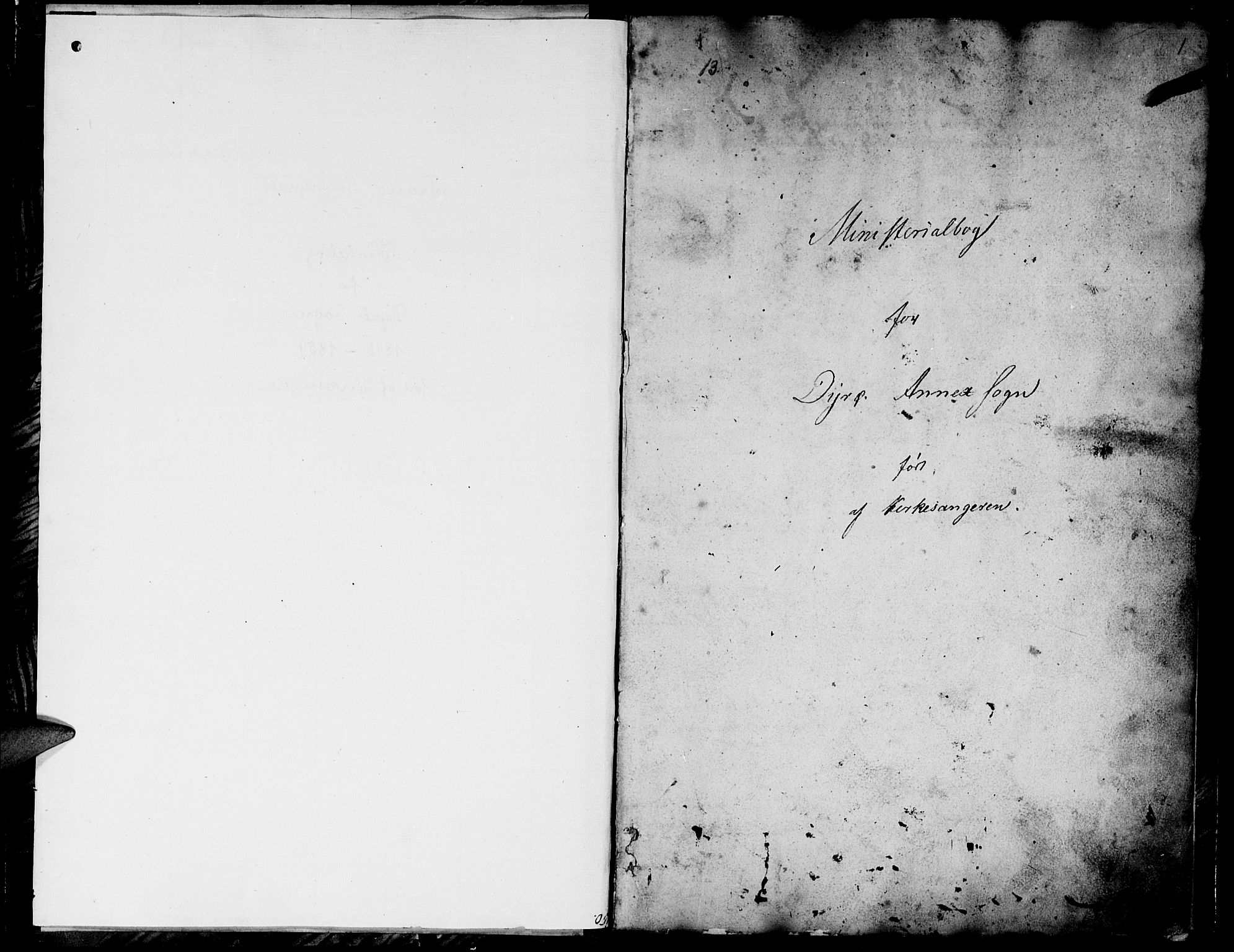 Tranøy sokneprestkontor, SATØ/S-1313/I/Ia/Iab/L0011klokker: Parish register (copy) no. 11, 1845-1859, p. 1