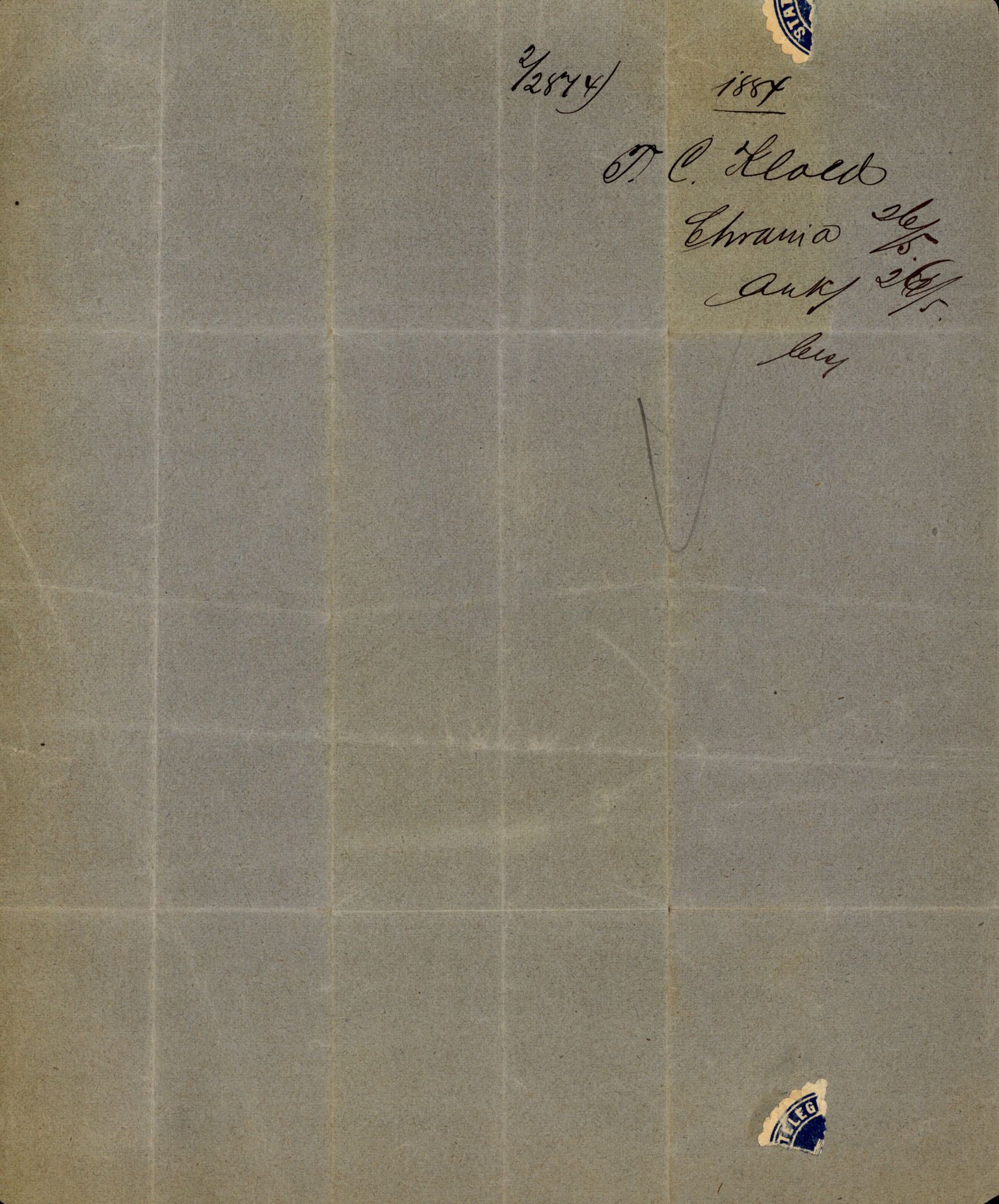 Pa 63 - Østlandske skibsassuranceforening, VEMU/A-1079/G/Ga/L0017/0014: Havaridokumenter / Petrus, Vera, Venus, Iphigenia, Jarlsberg, Harmonia, 1884, p. 62