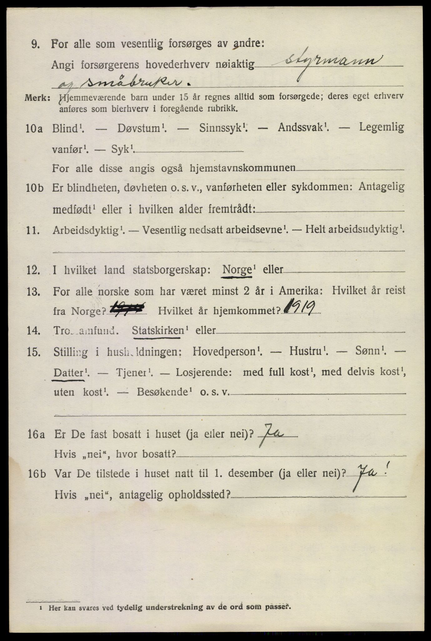 SAKO, 1920 census for Nøtterøy, 1920, p. 10464