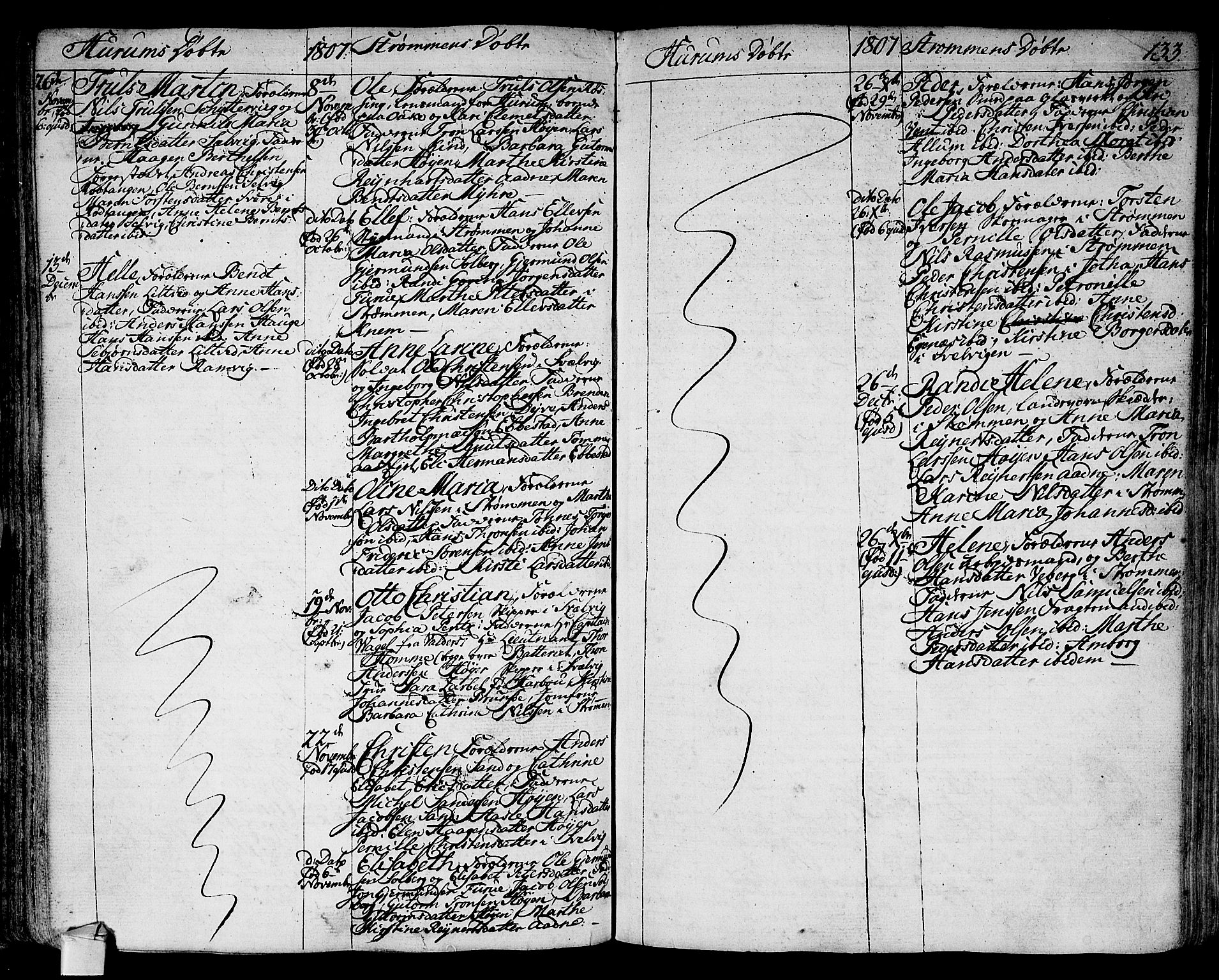 Hurum kirkebøker, SAKO/A-229/F/Fa/L0007: Parish register (official) no. 7, 1771-1810, p. 133