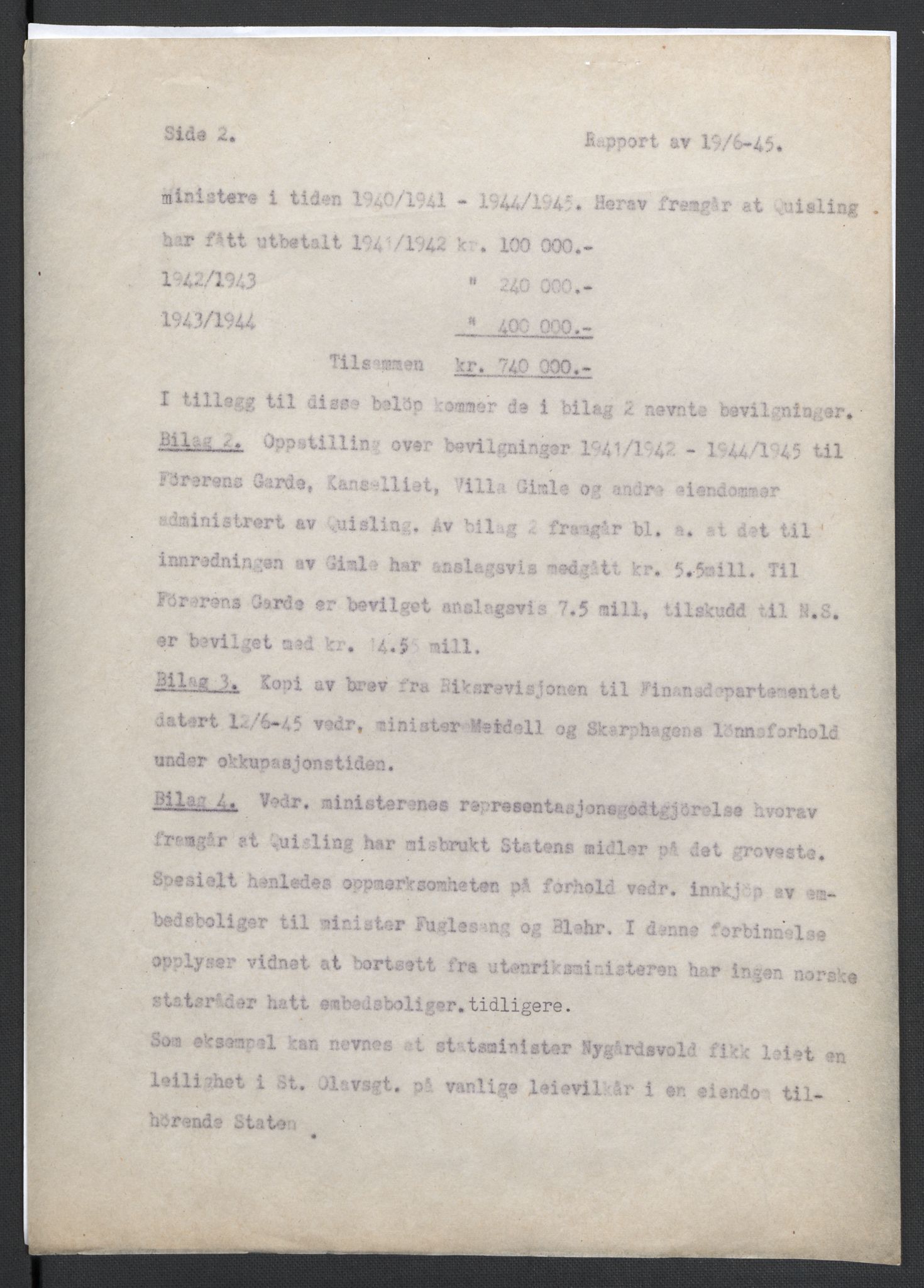 Landssvikarkivet, Oslo politikammer, AV/RA-S-3138-01/D/Da/L0003: Dnr. 29, 1945, p. 2619